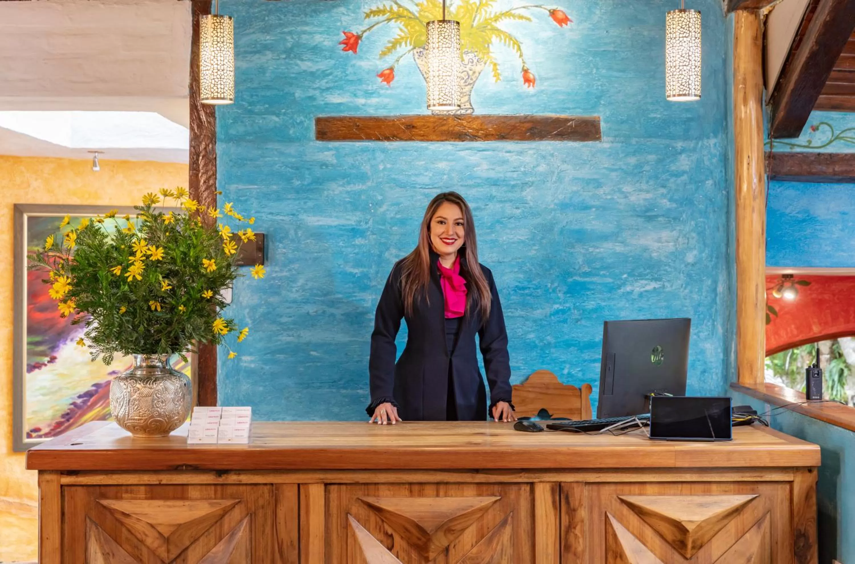Lobby/Reception in Luna Volcán, Adventure SPA