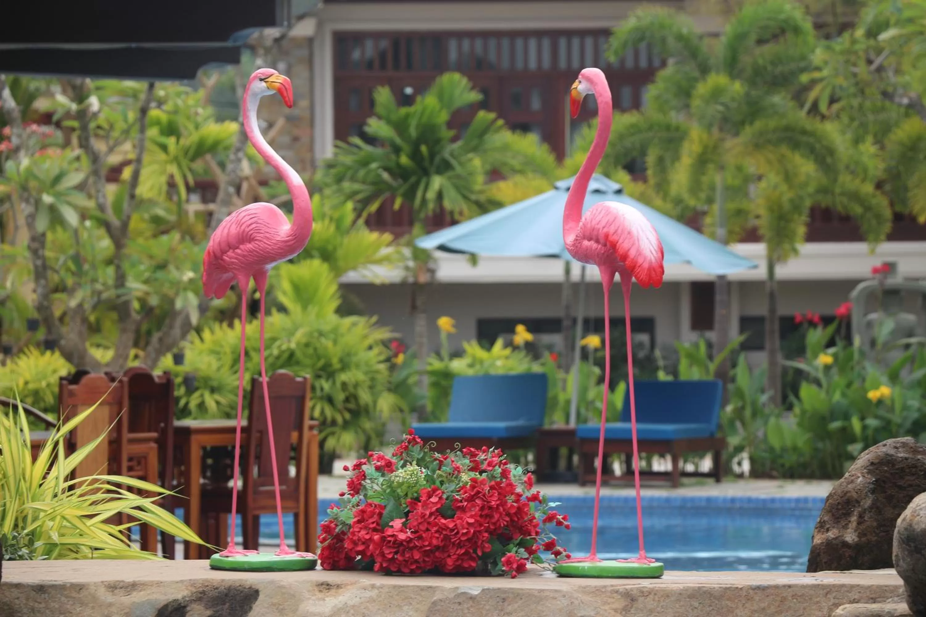 Pool view, Swimming Pool in Try Palace Resort-Kep