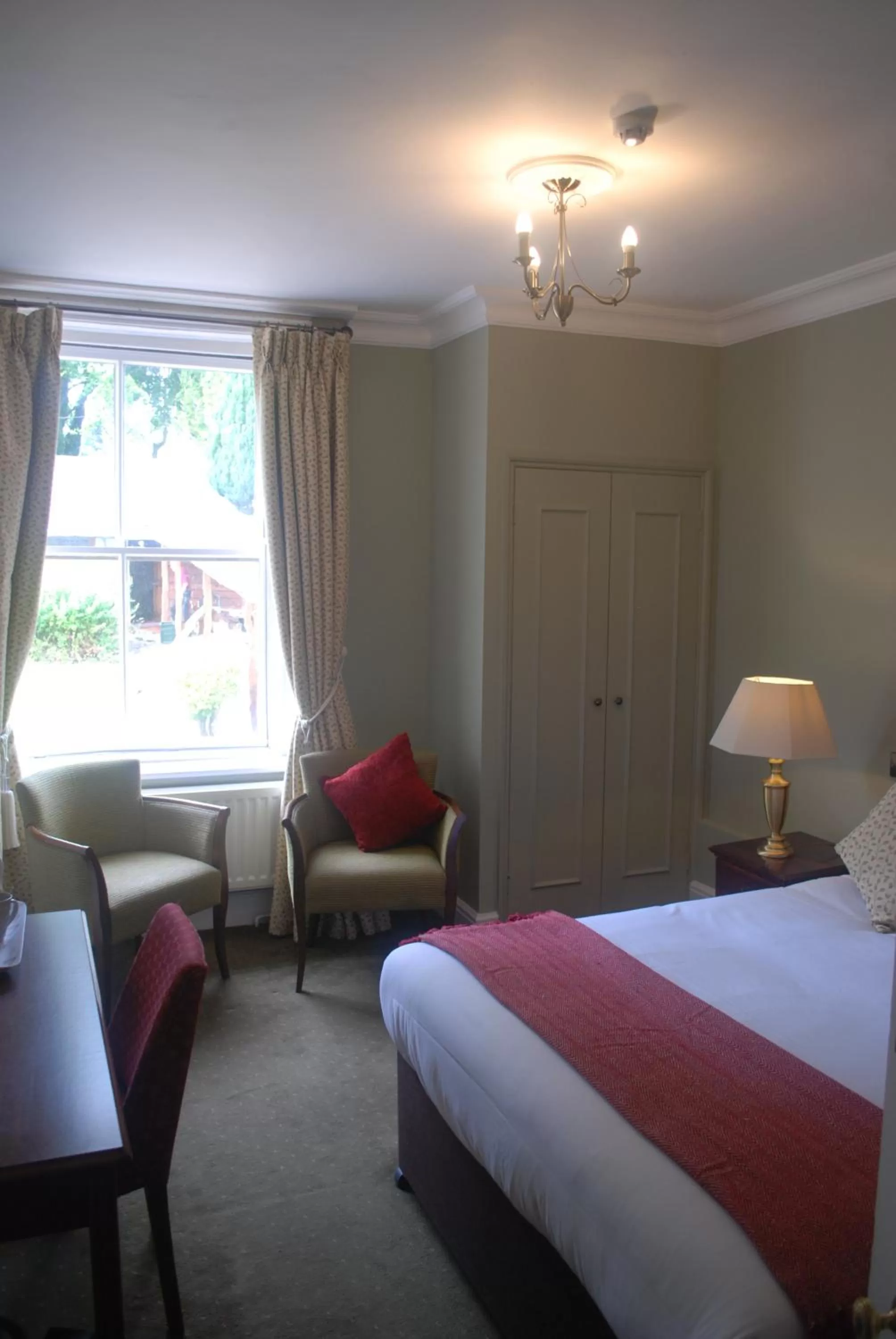 Bed in The Radnorshire Arms Hotel