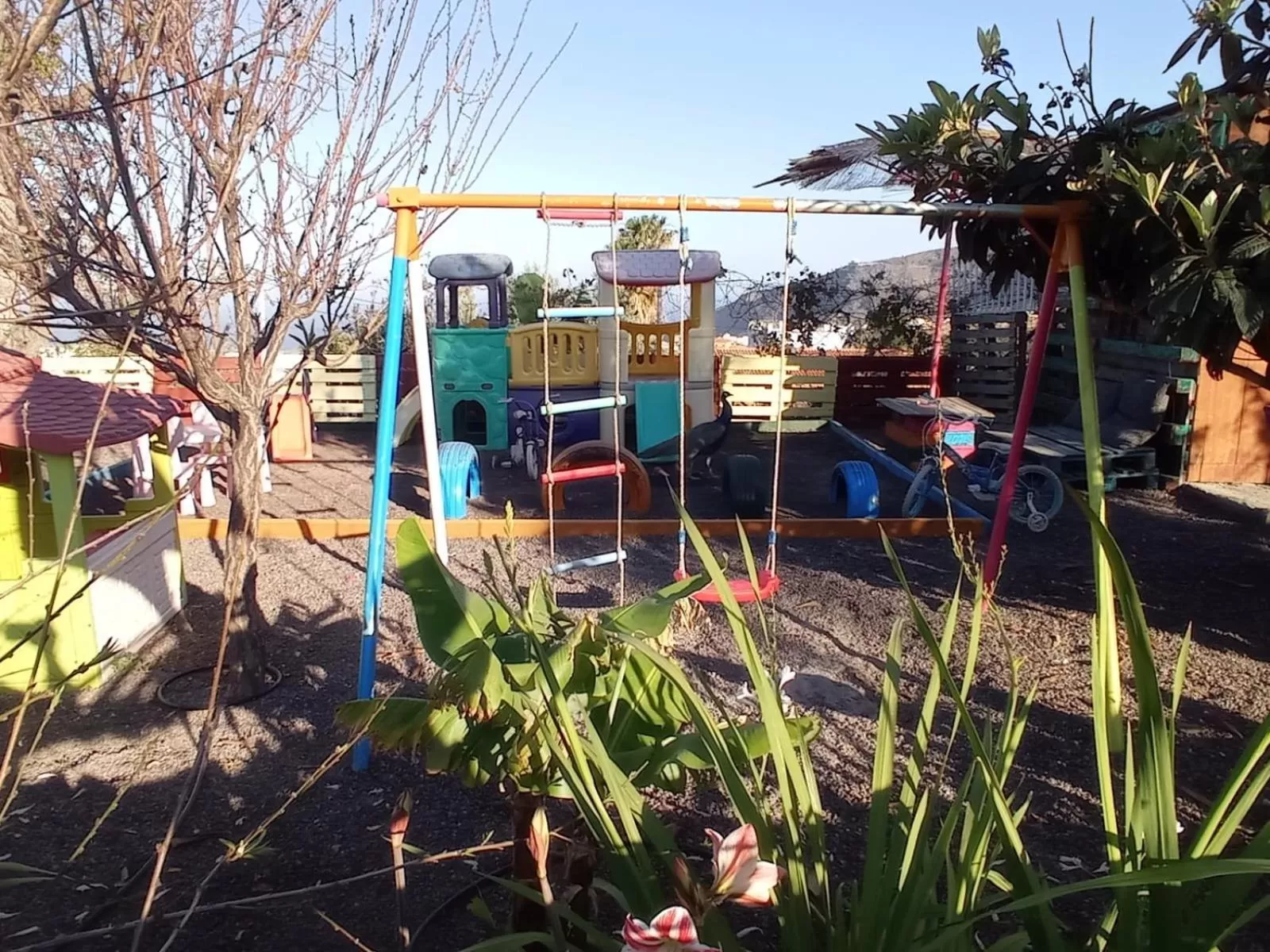 Children play ground in Hotel Rural La Raya 1866
