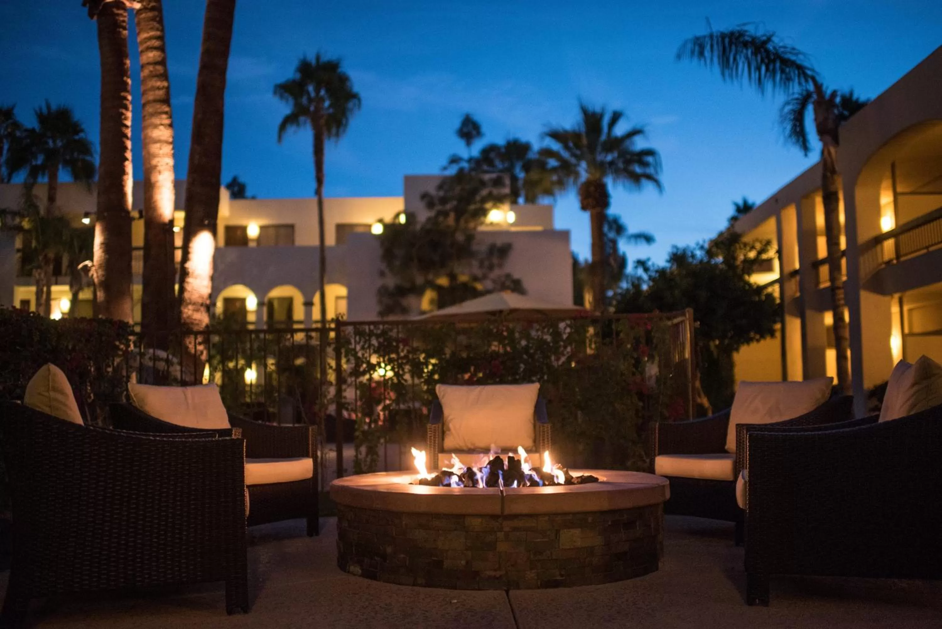 Patio in Palm Mountain Resort & Spa