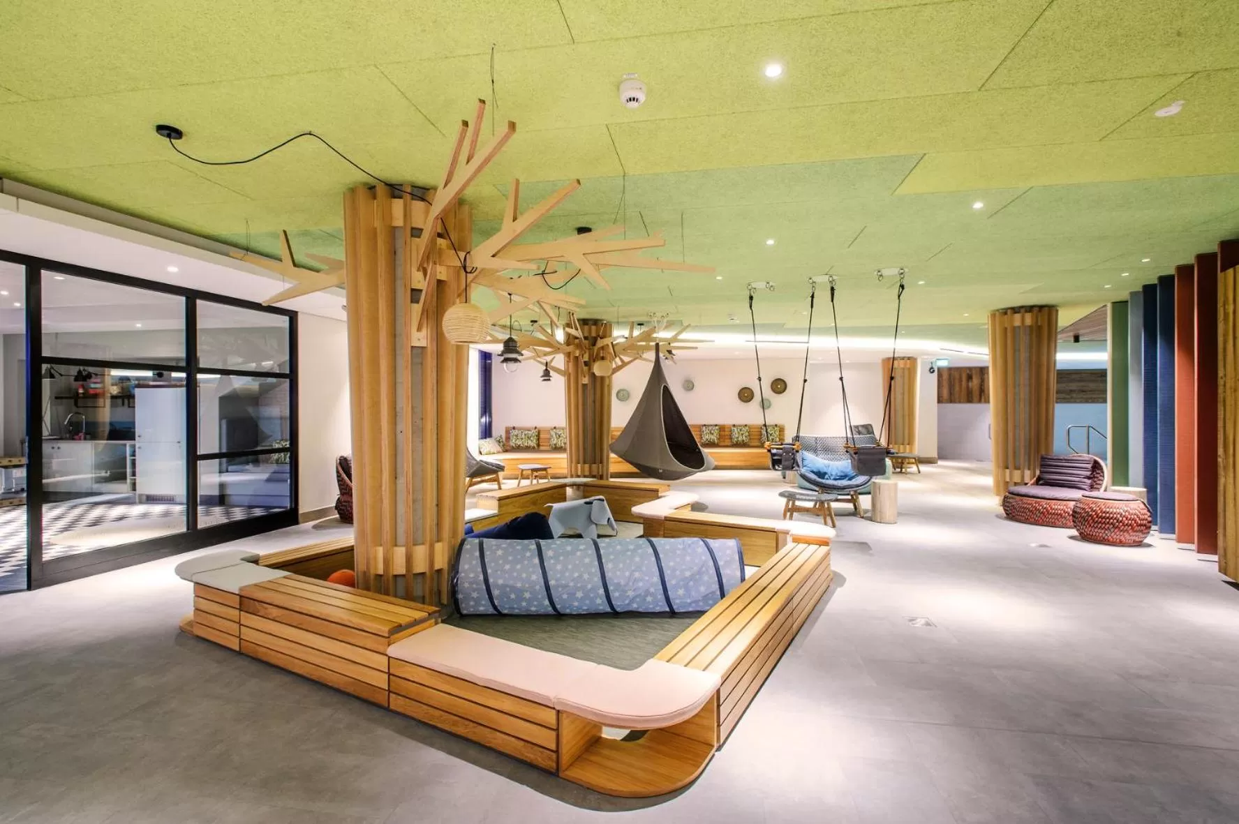 Children play ground in Das James