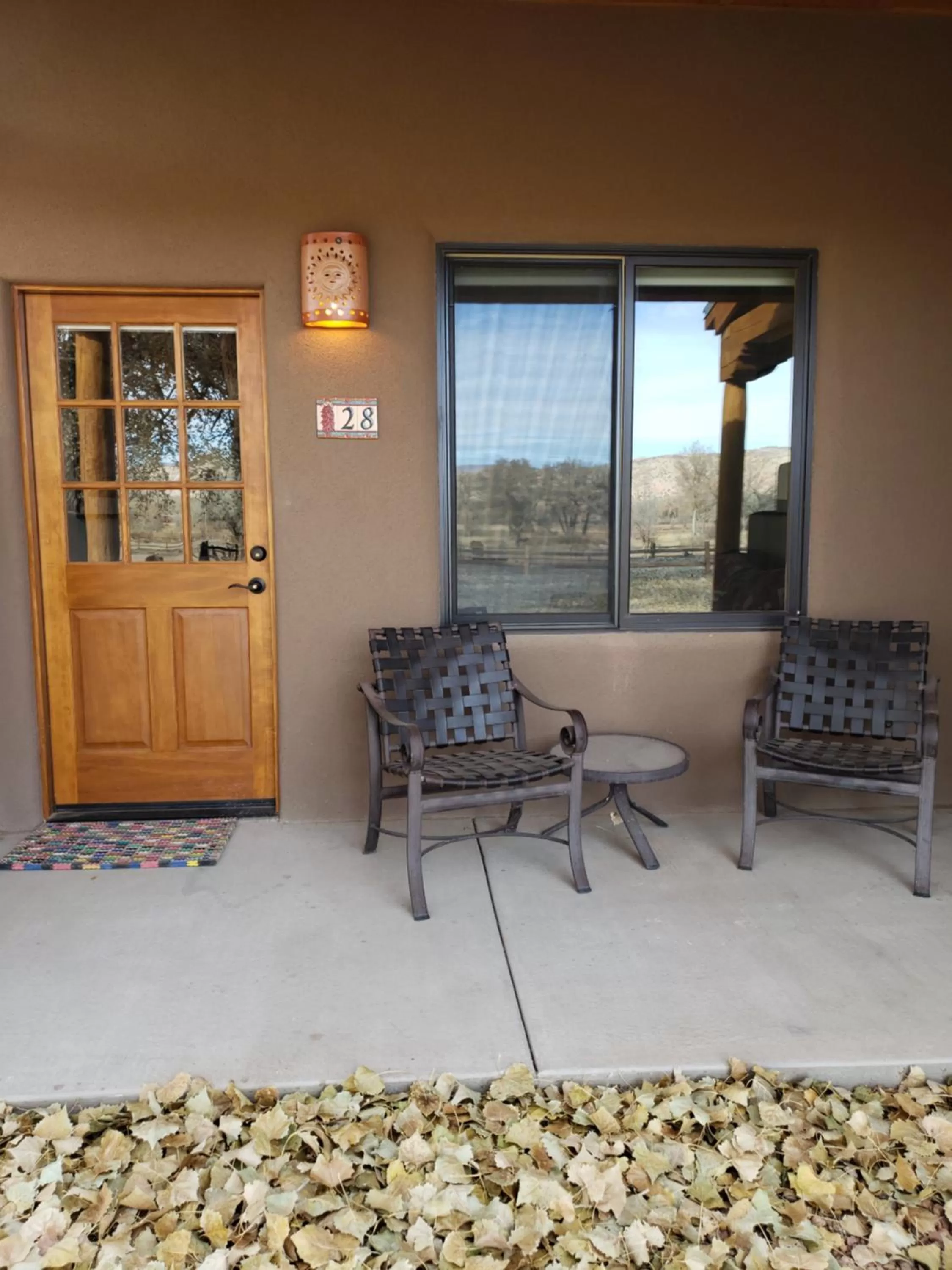 Patio in Abiquiu Inn
