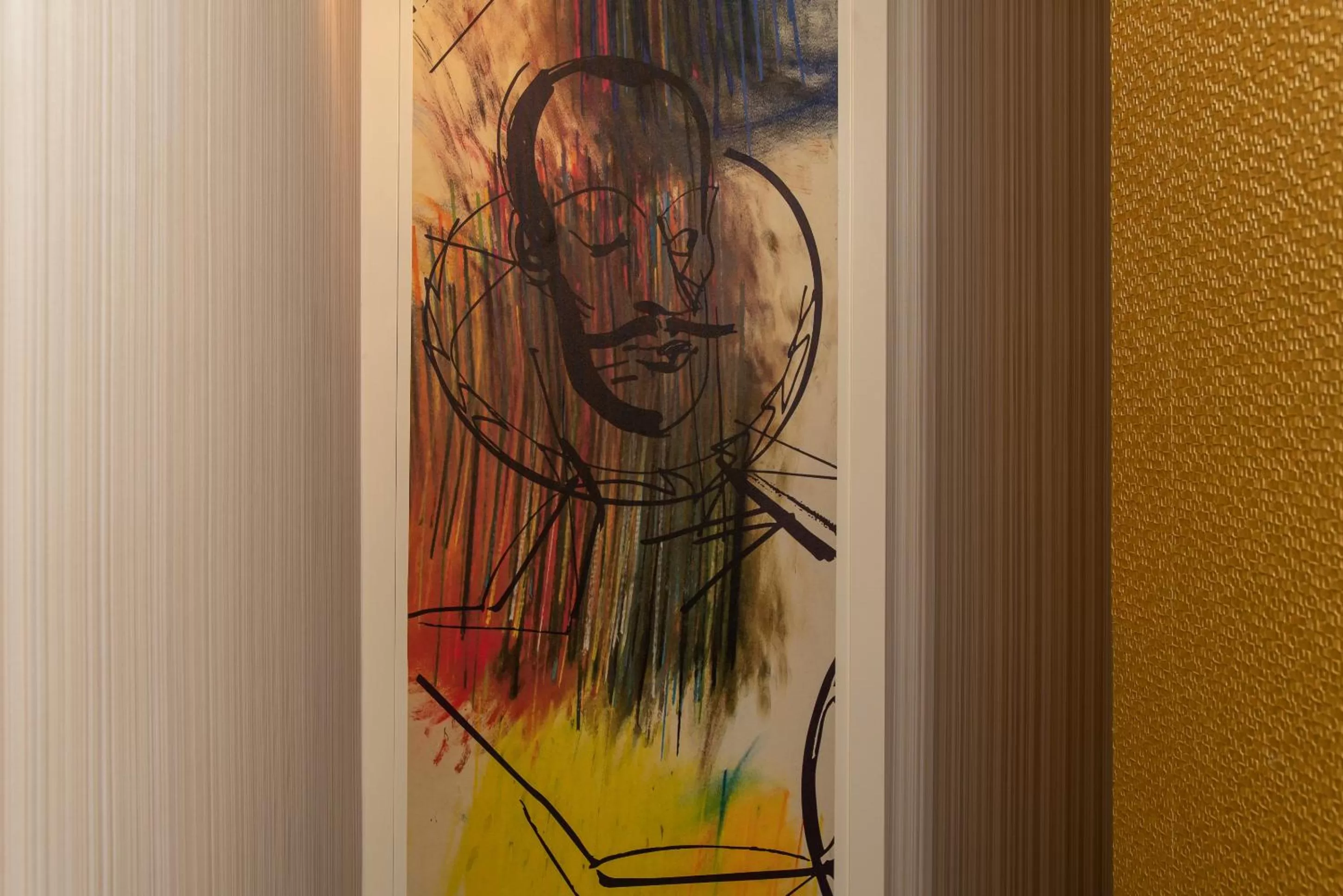 Decorative detail in Be Poet Baixa Hotel