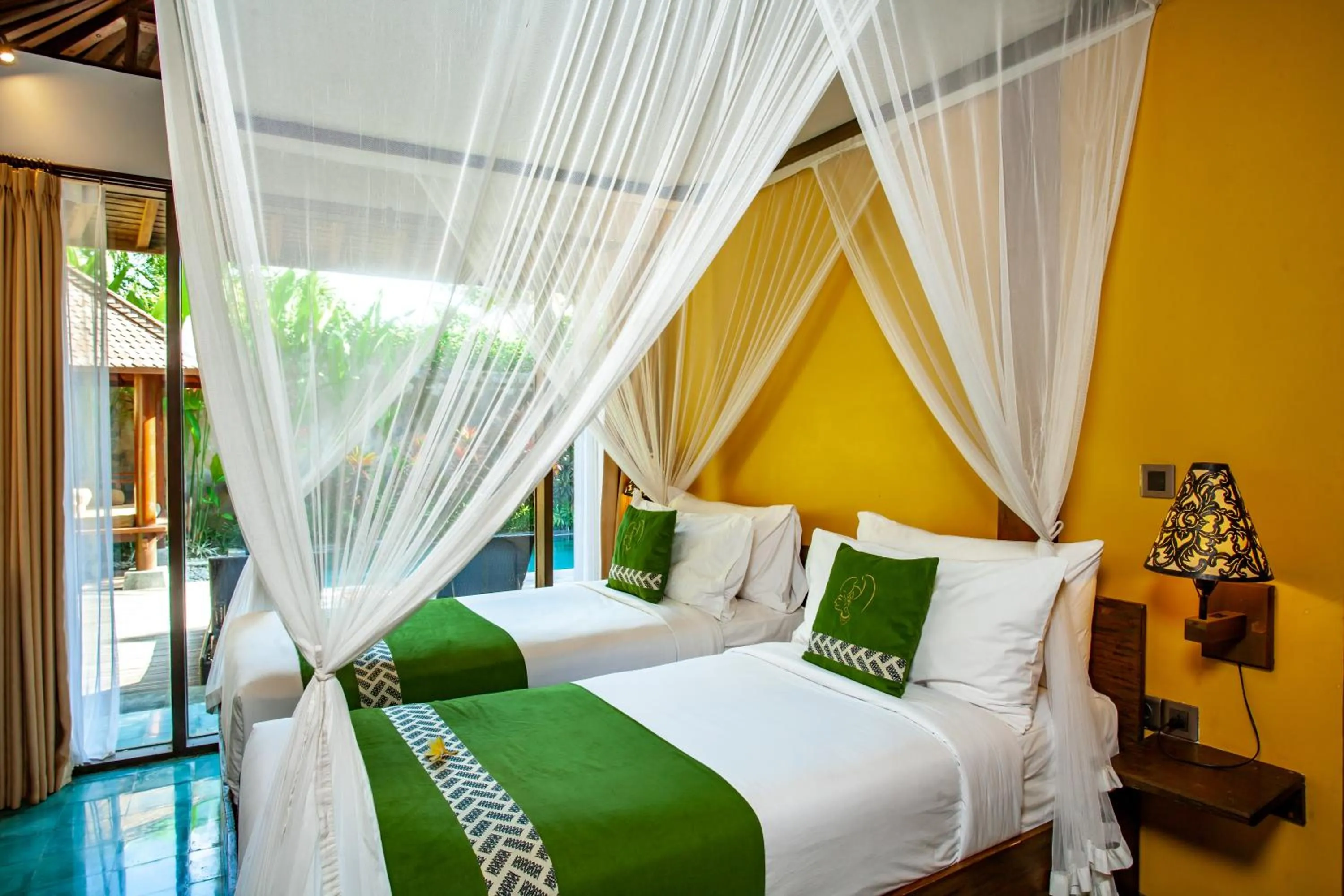 Bedroom, Bed in Arya Villas Ubud