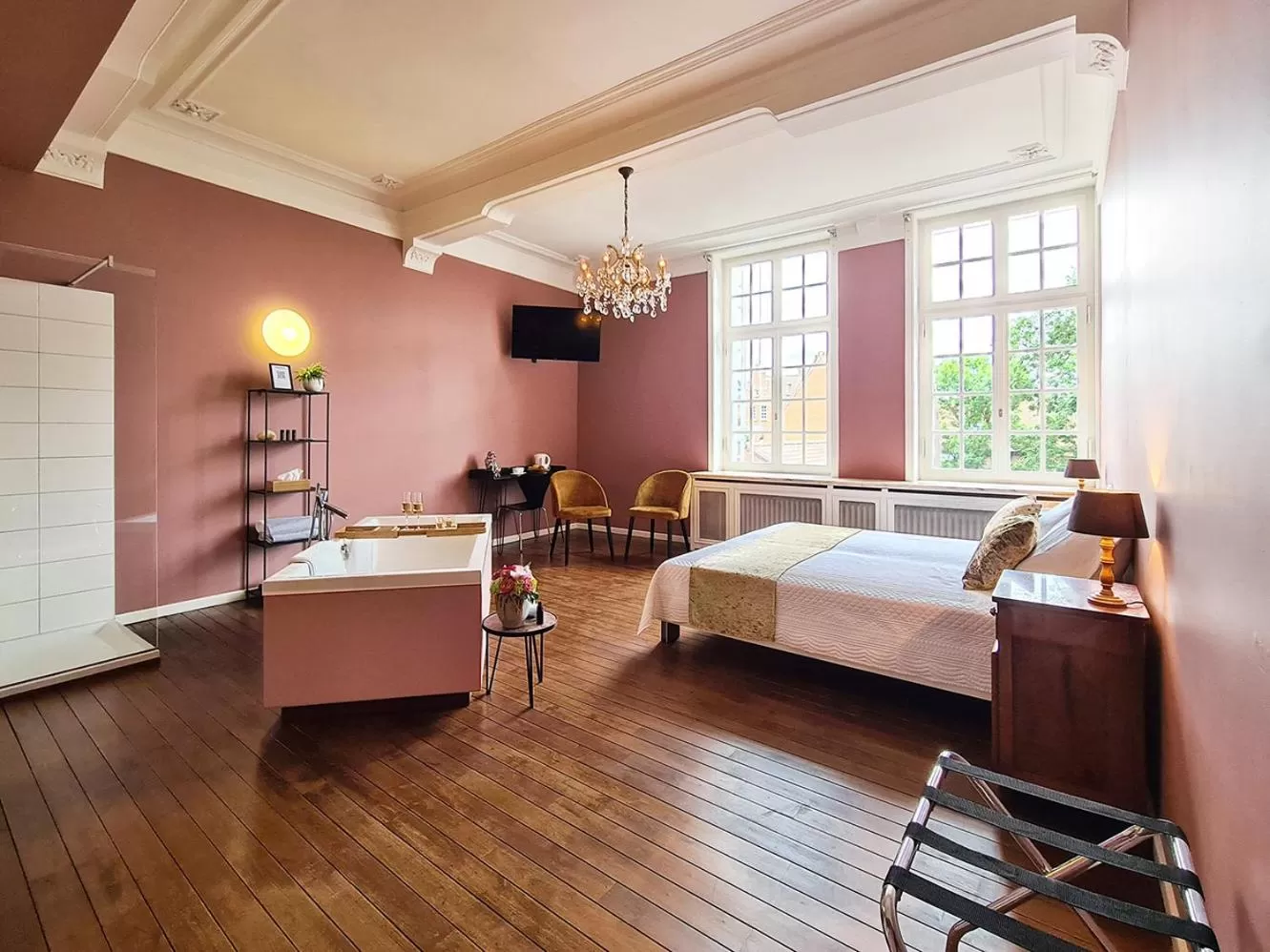 Photo of the whole room, Bed in Hotel Restaurant Steenhuyse