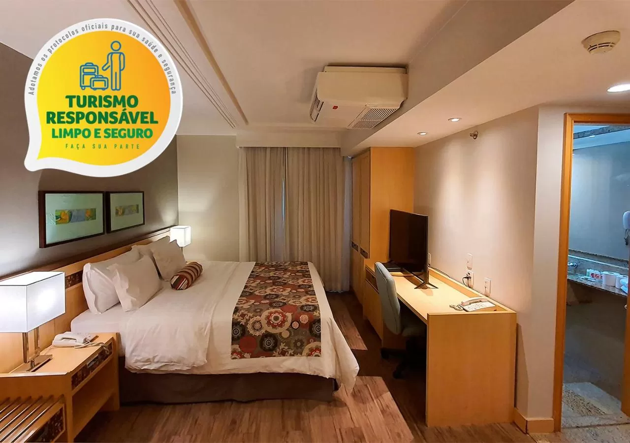 Photo of the whole room, Bed in Lets Idea Brasília Hotel