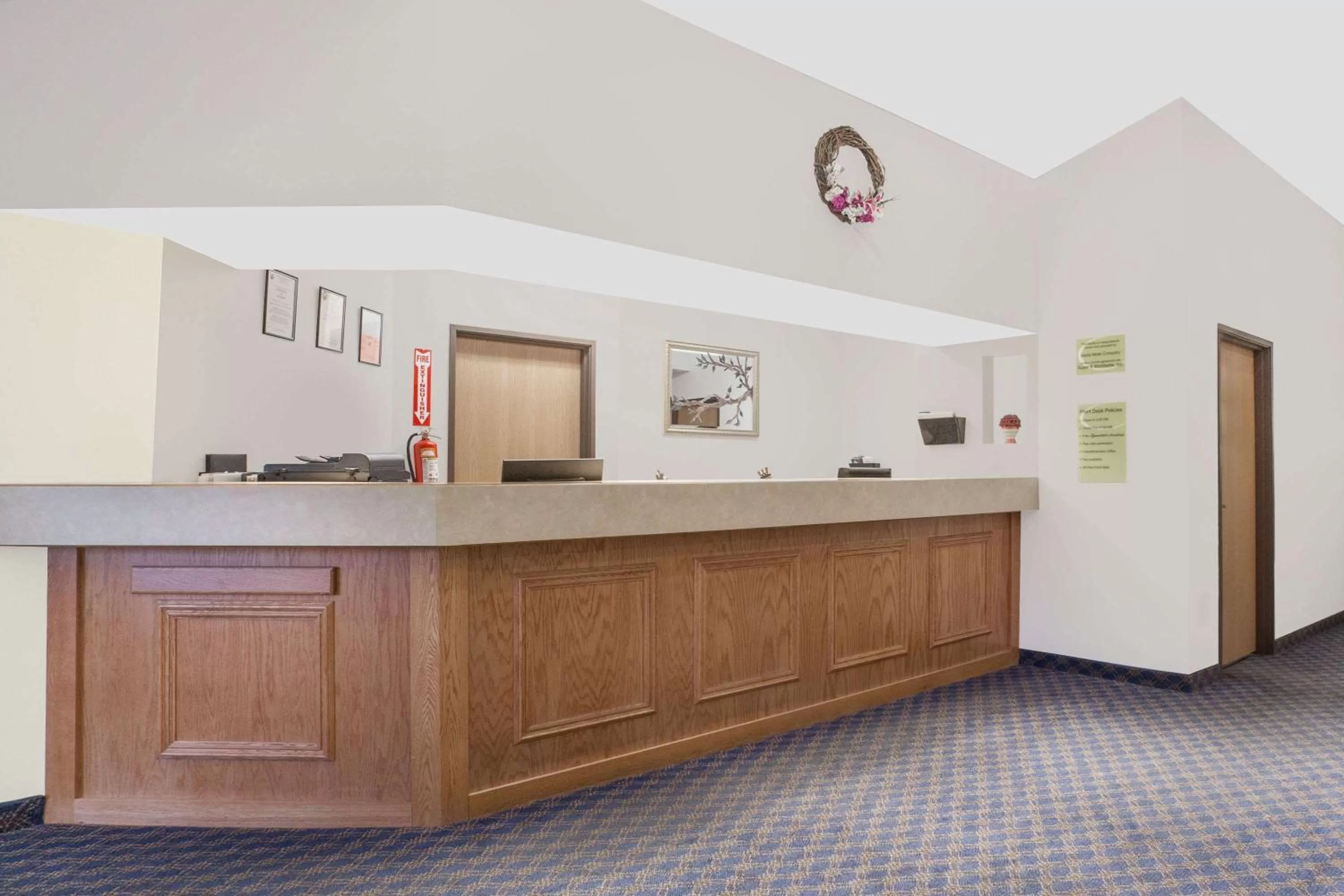 Lobby or reception in Super 8 by Wyndham Cobleskill NY
