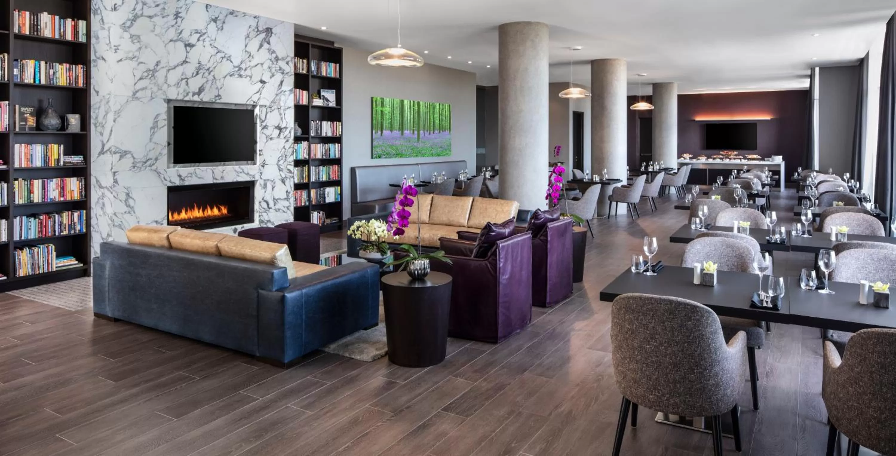 Library in Hotel X Toronto, a Destination by Hyatt Hotel