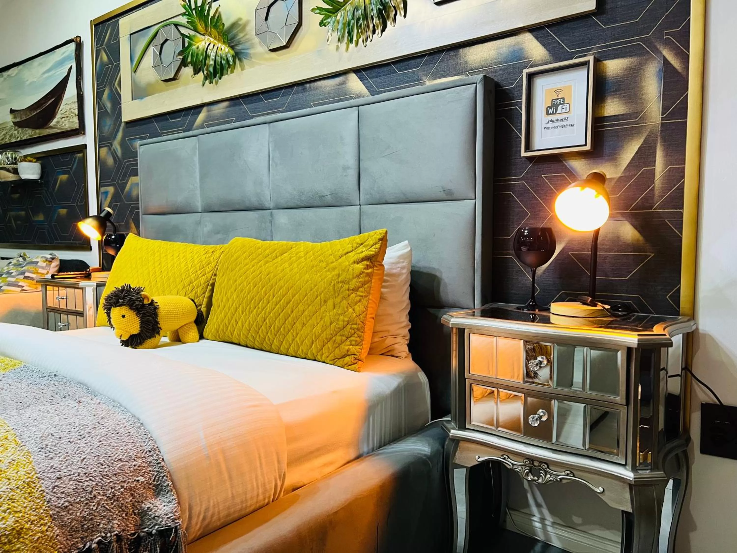 Bed in 24 On Basil Inventive suites