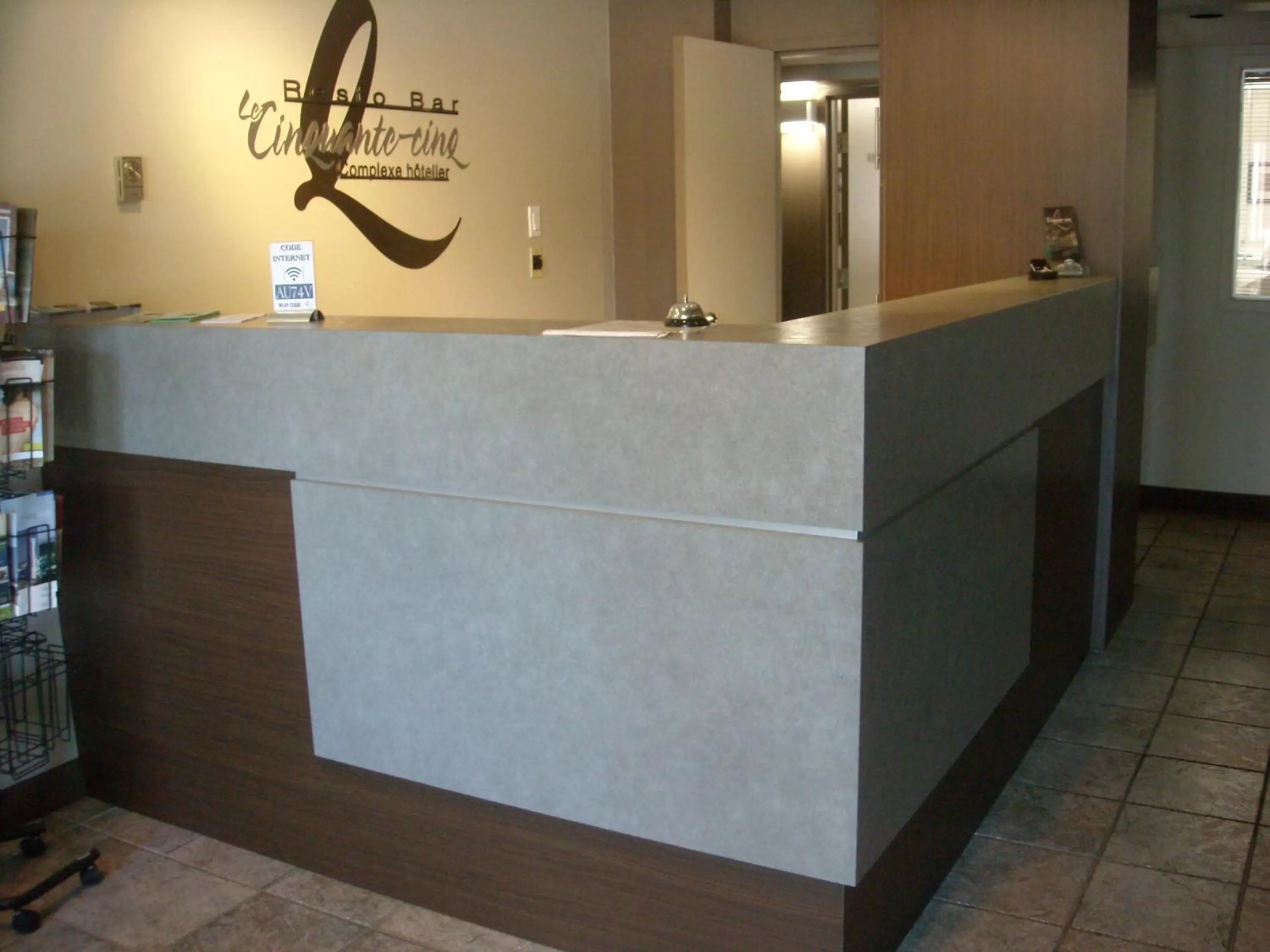 Lobby or reception in Complexe Hotelier Le 55