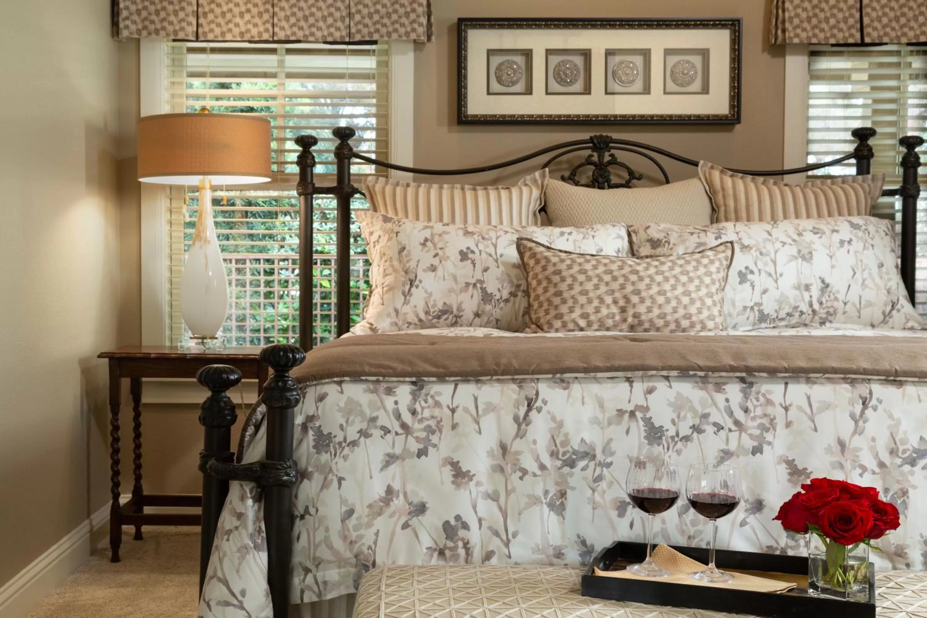 Bed in Inn on Lake Granbury a Boutique Hotel