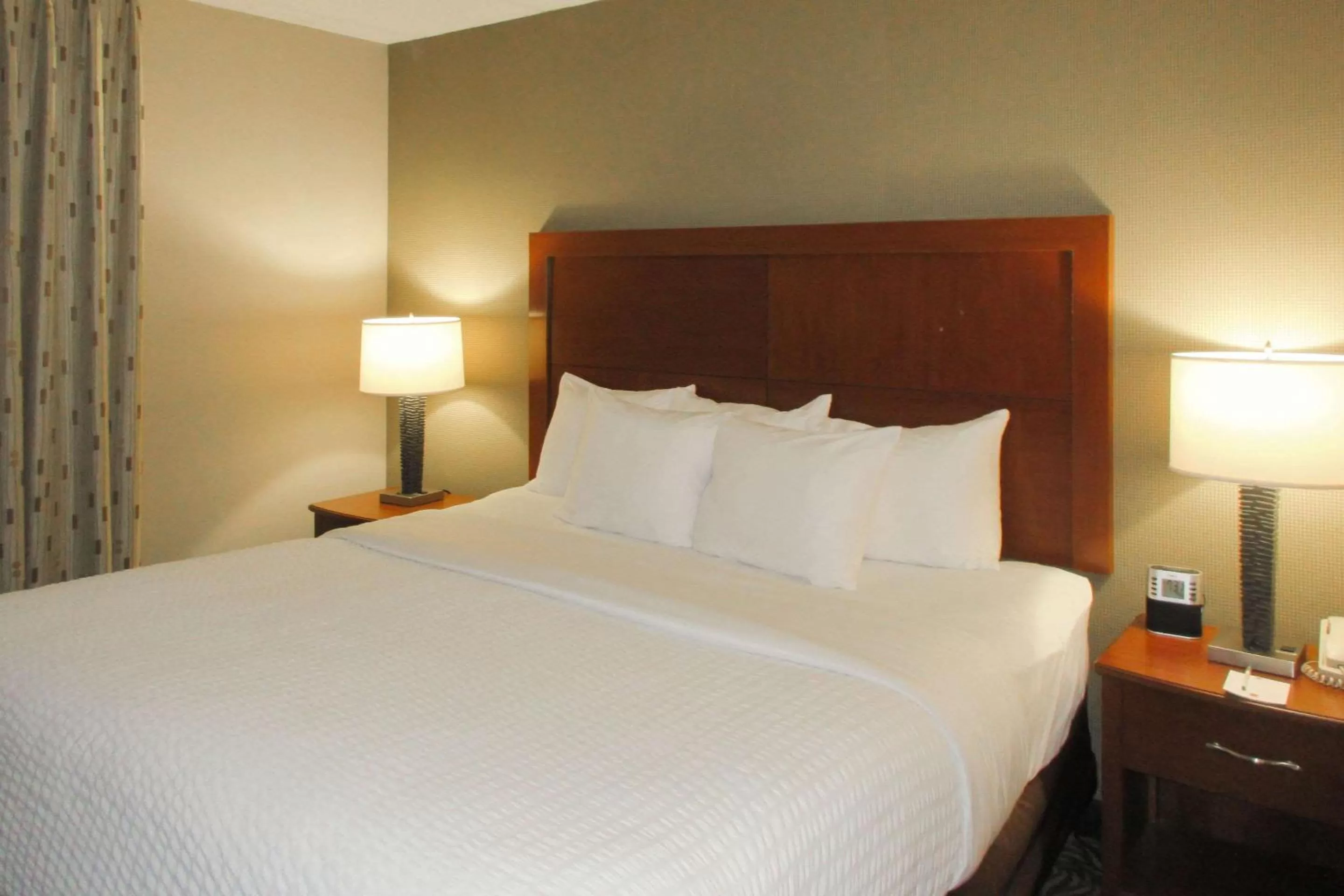 Photo of the whole room, Bed in Clarion Inn & Suites Cortland - University Area
