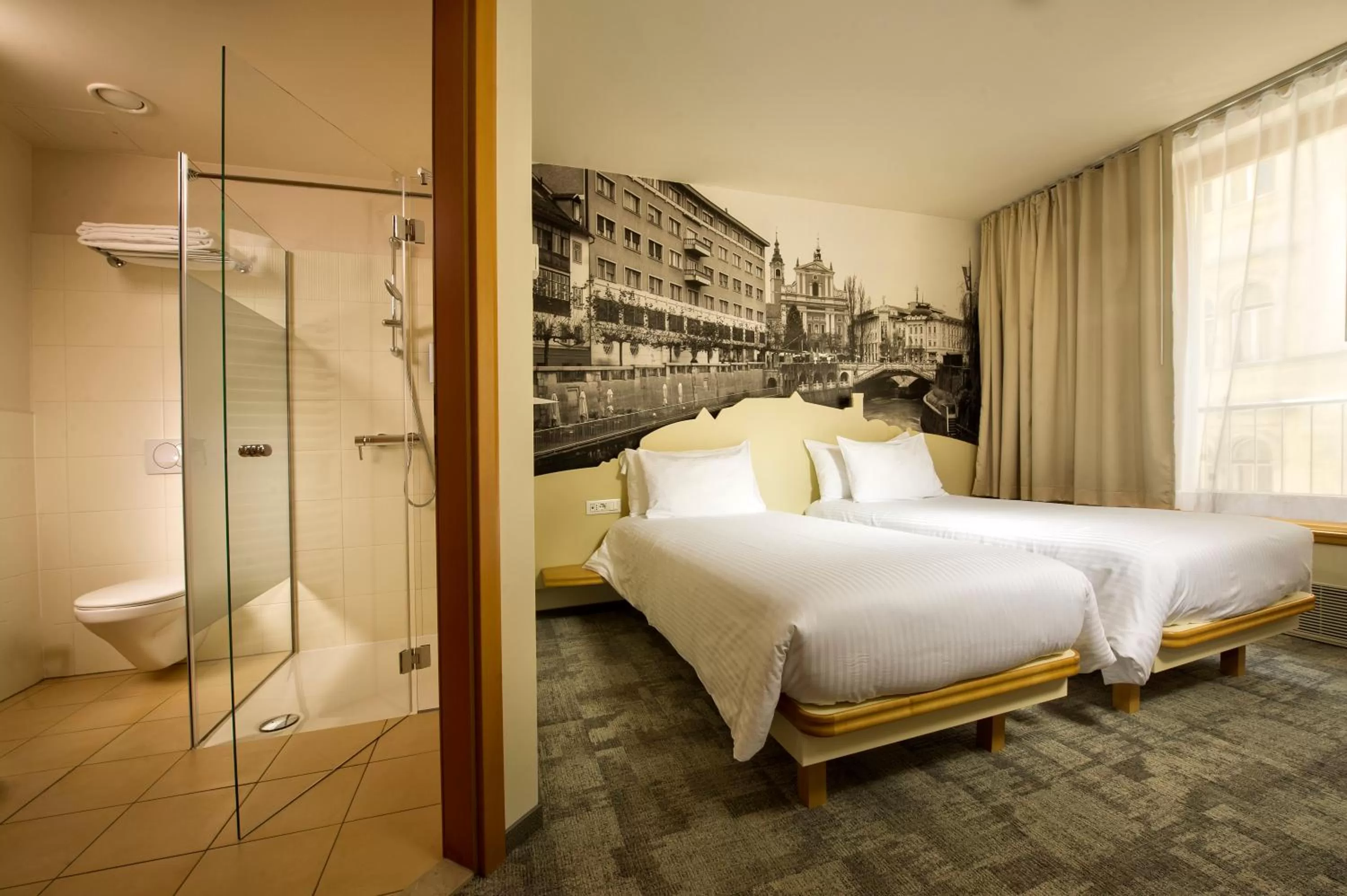 Bed in City Hotel Ljubljana