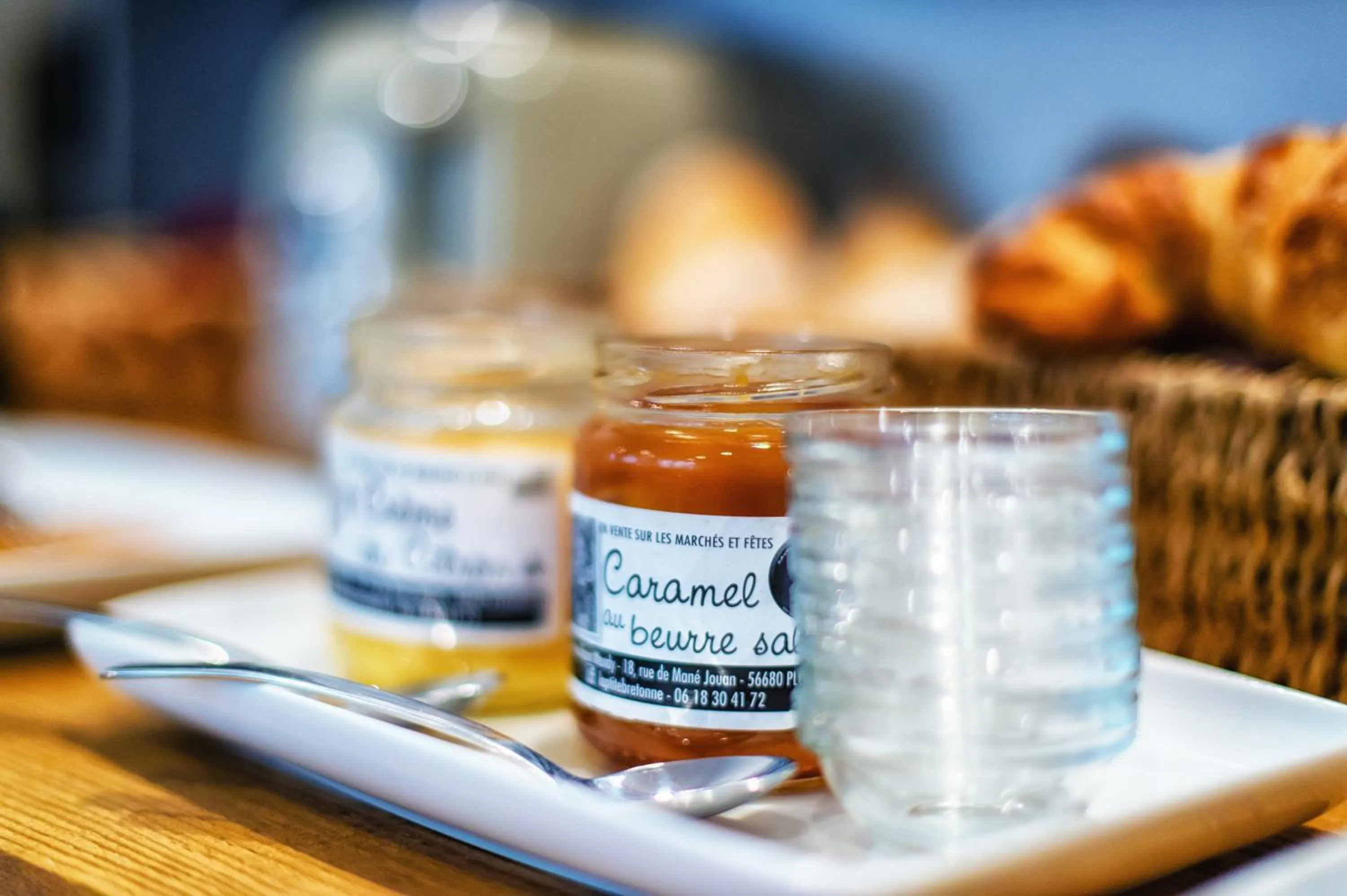 Buffet breakfast in Hôtel Victor Hugo Lorient