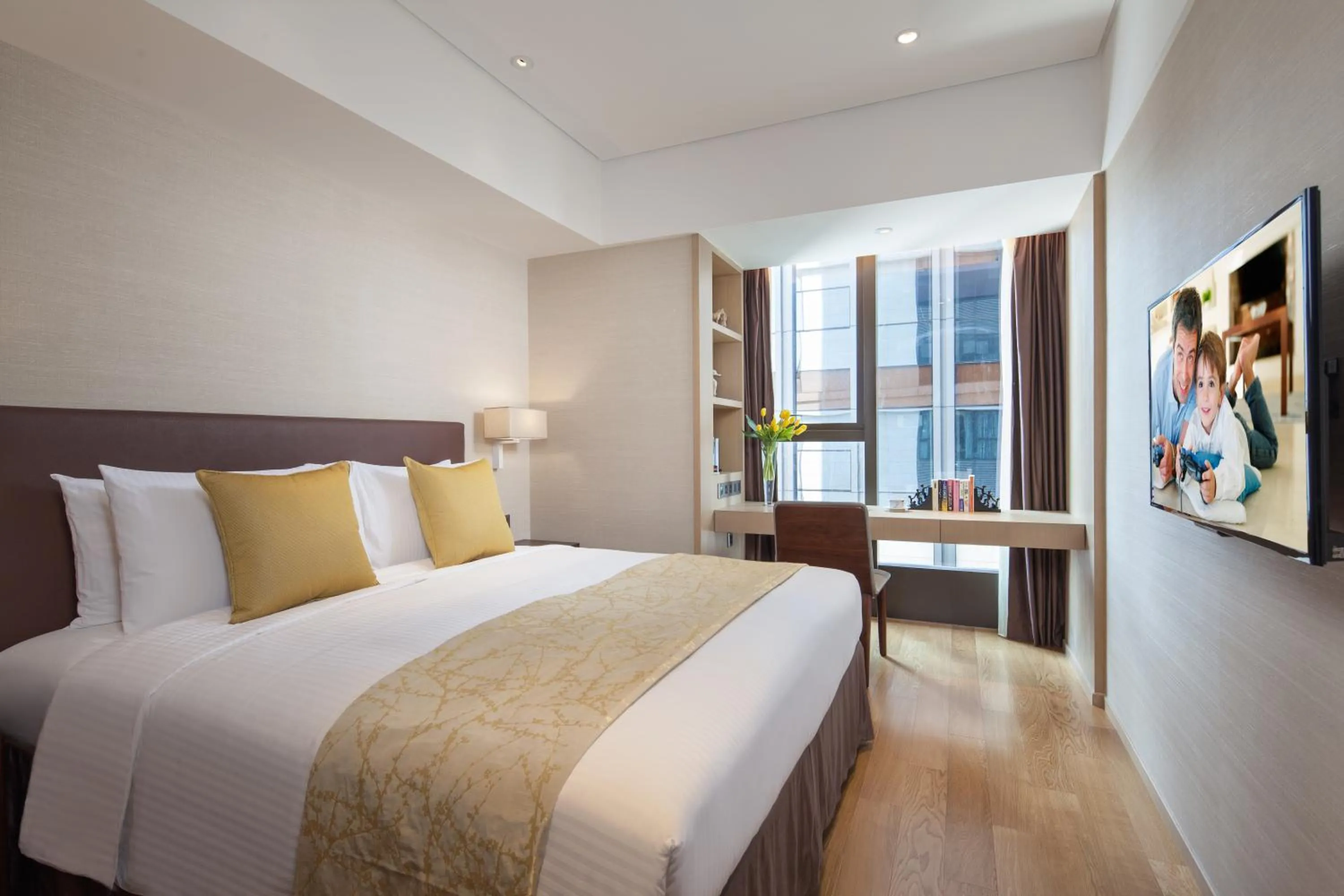 Bedroom in Somerset Xindicheng Xi'an