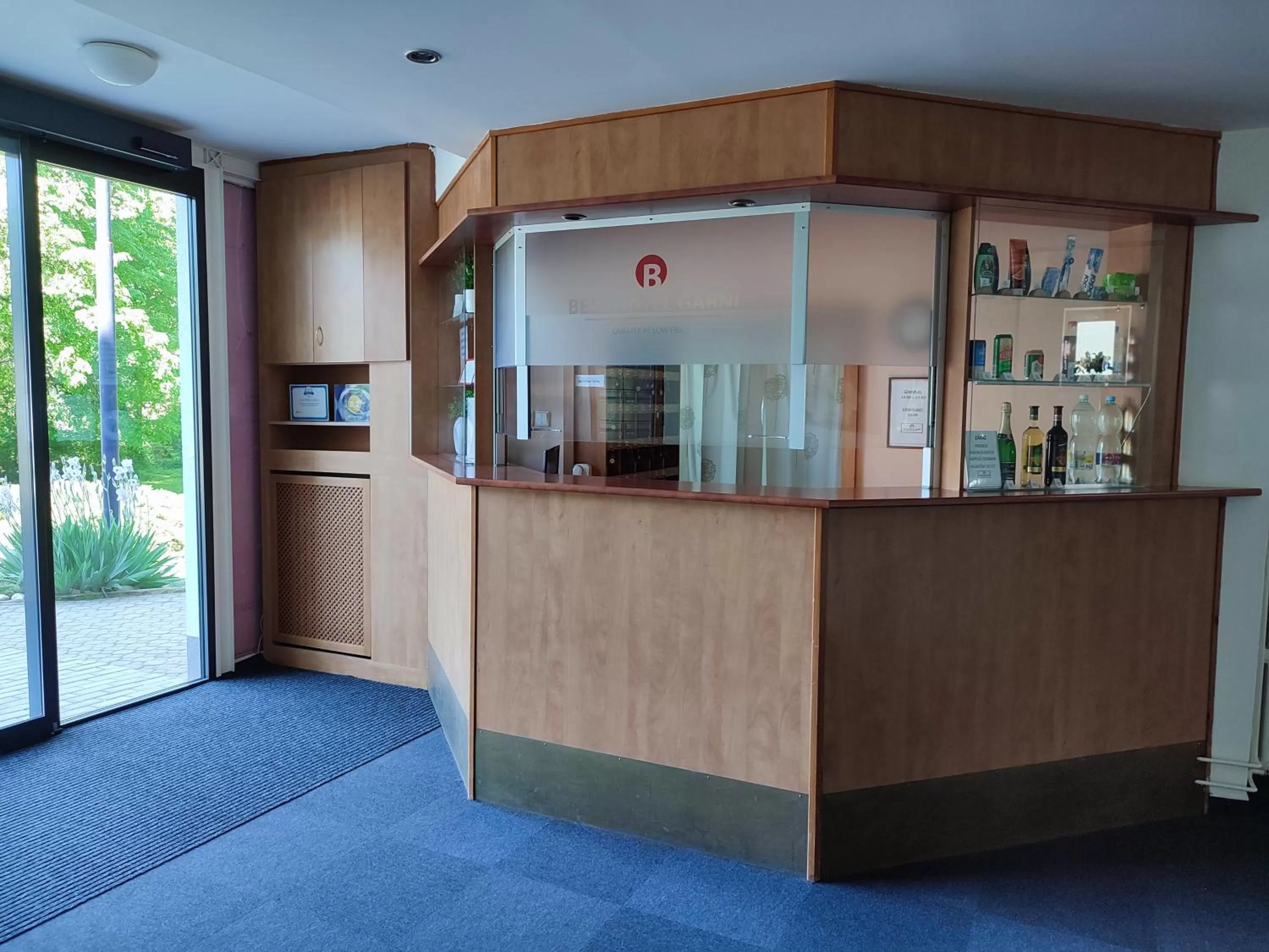 Lobby or reception in BEST Hotel Garni