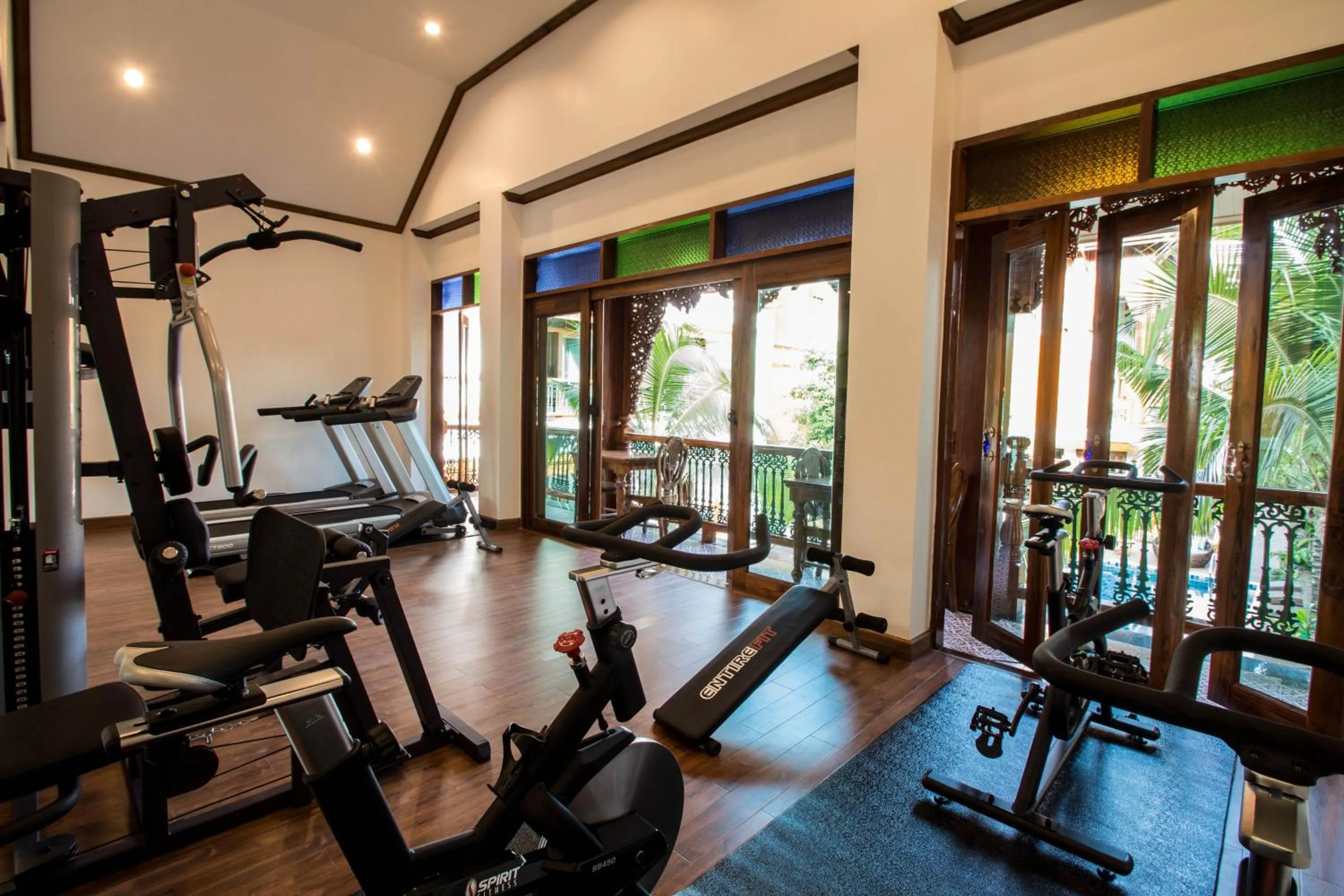 Fitness centre/facilities in Pingviman Hotel