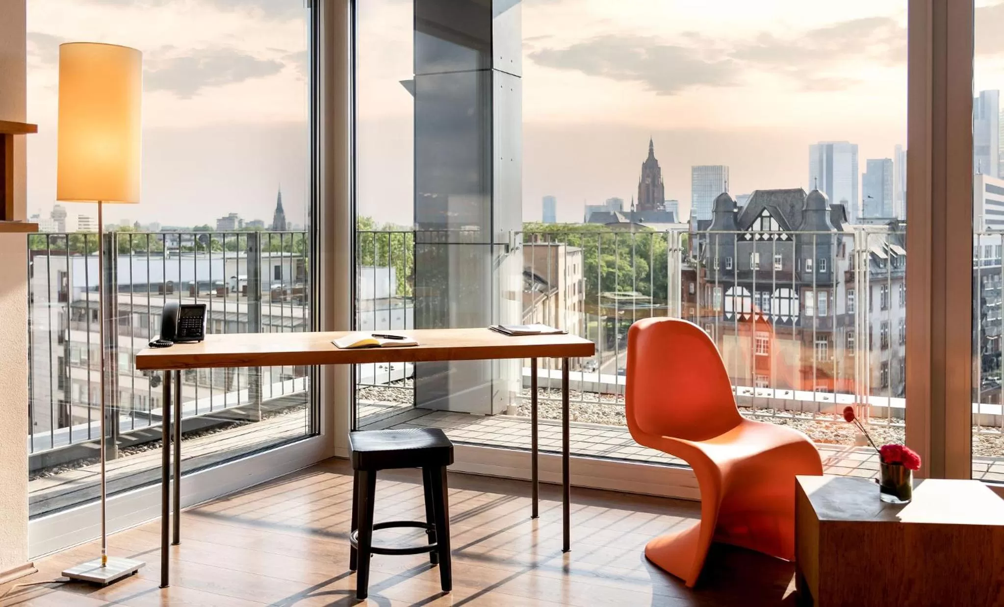 City view in mainhaus Stadthotel Frankfurt