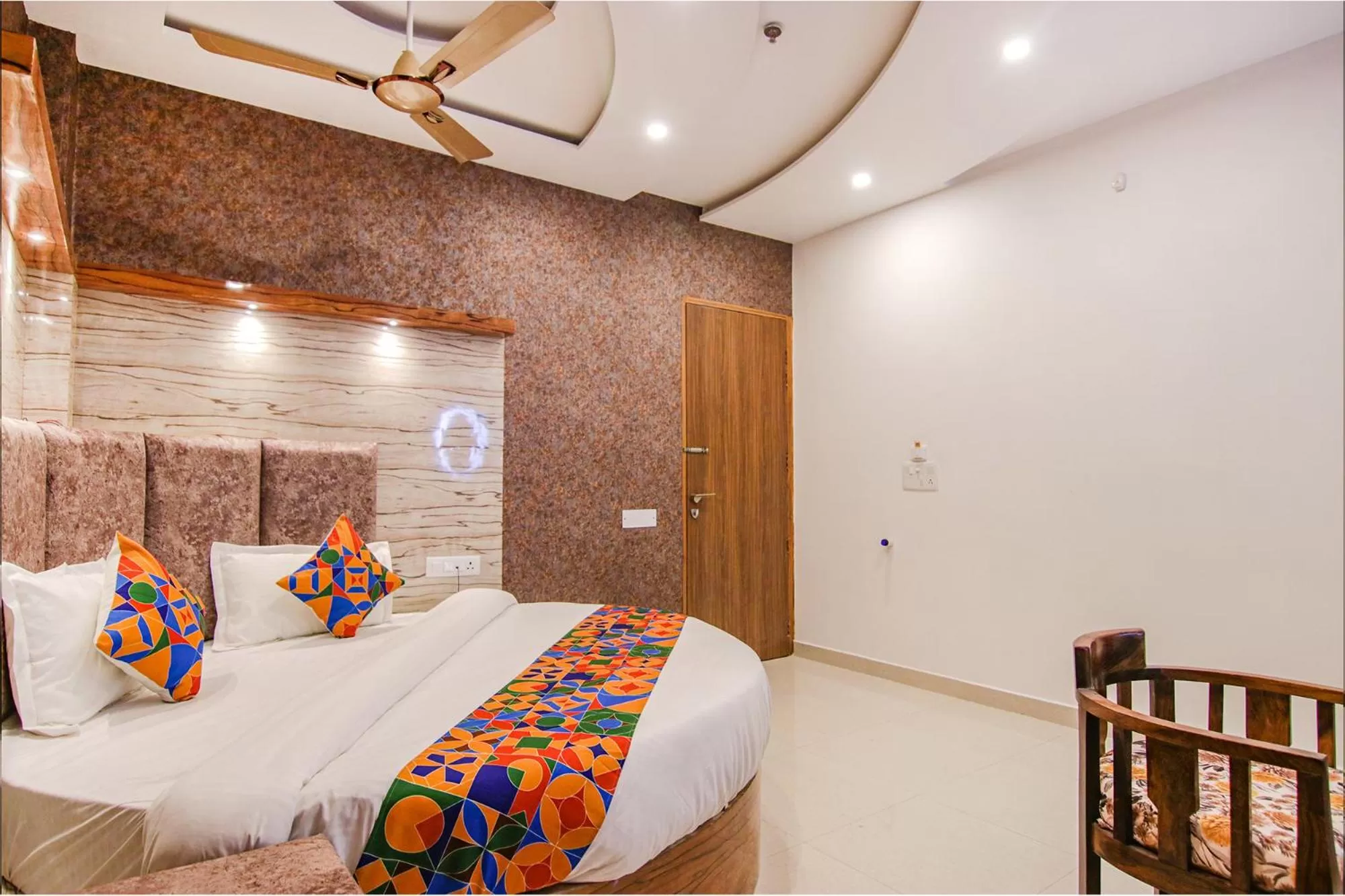 Photo of the whole room, Bed in FabHotel Meridian Inn