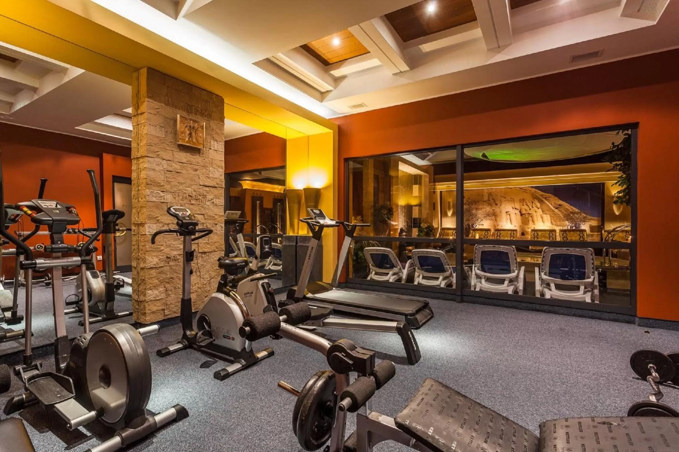 Fitness centre/facilities in Hotel Falko