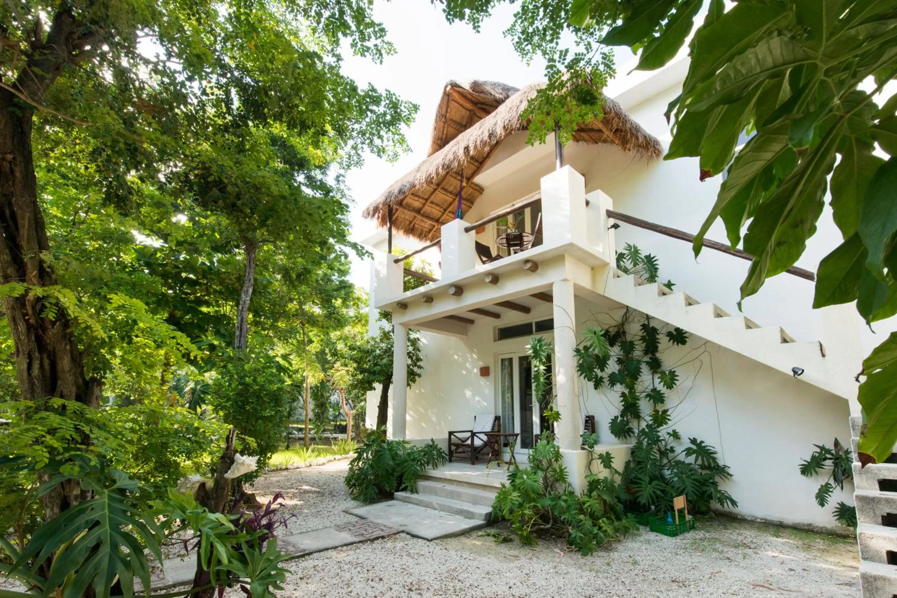 Facade/entrance in Villas El Encanto Cozumel