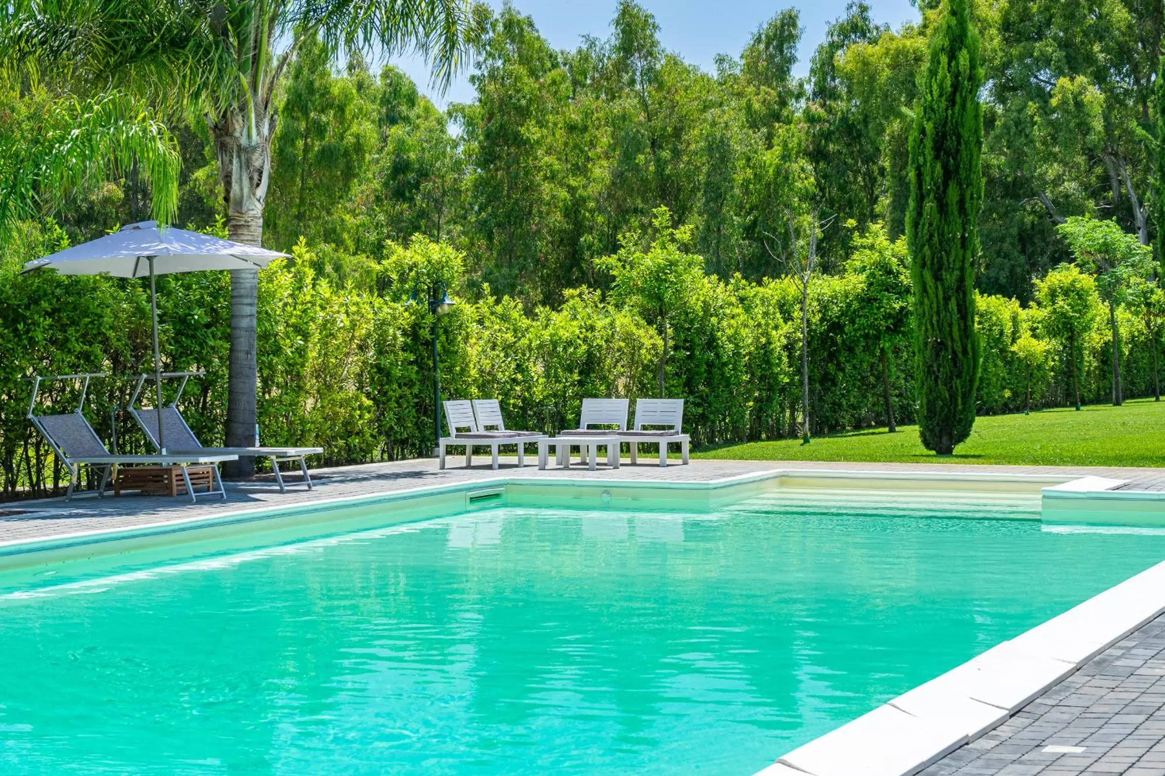 Pool view in Casale Delle Ronde B&B