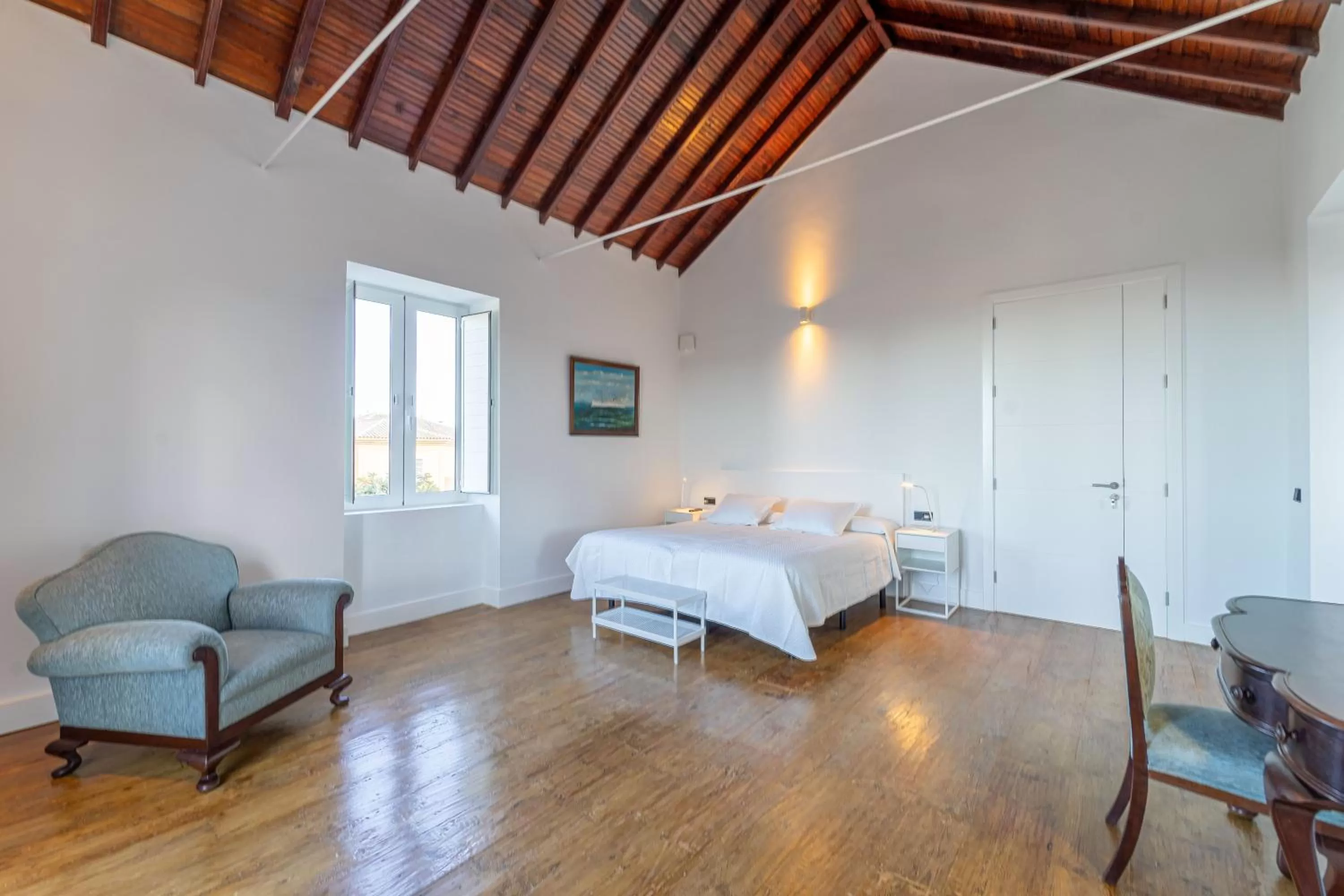 Bedroom in Albor Suites