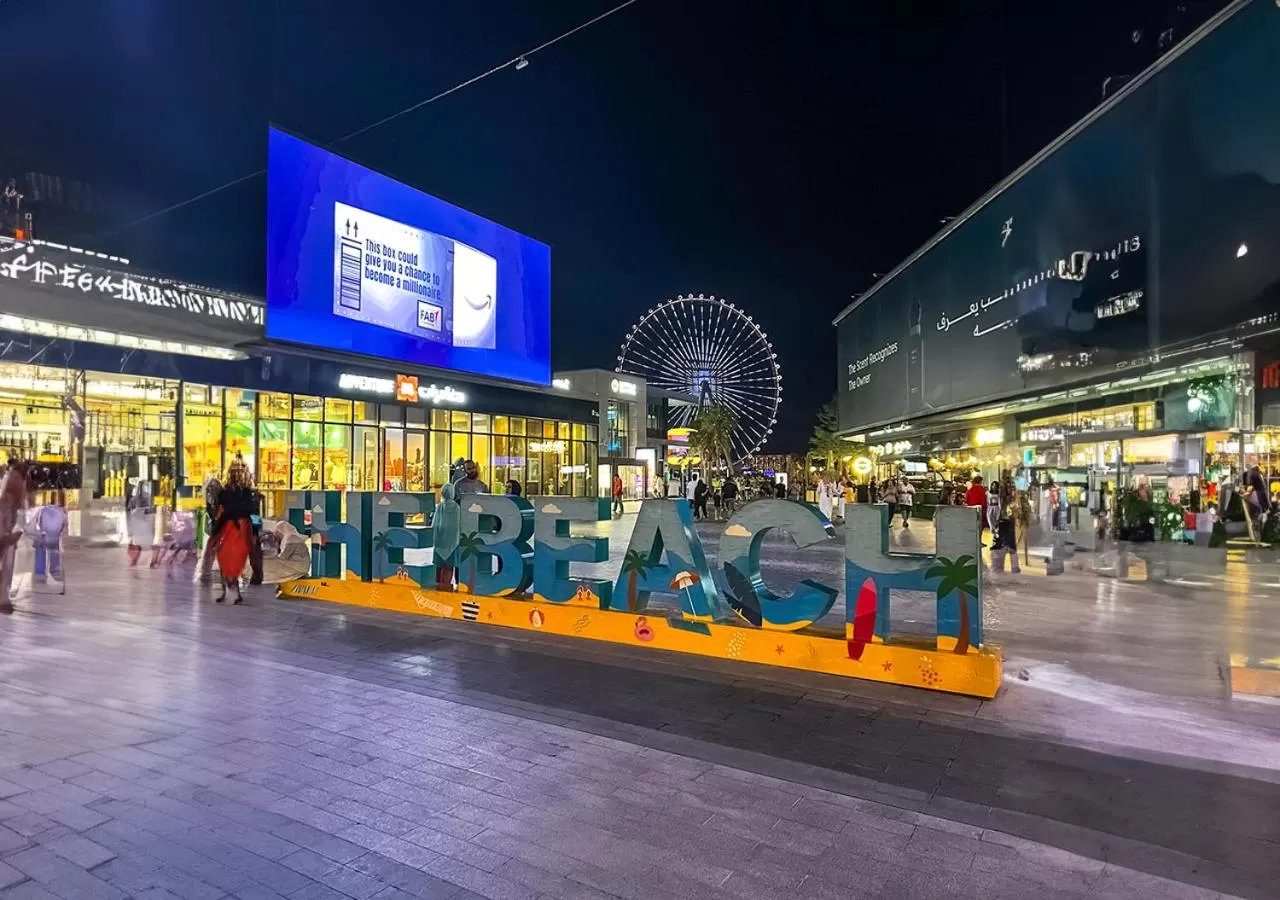 Night in Ramada Hotel, Suites and Apartments by Wyndham Dubai JBR