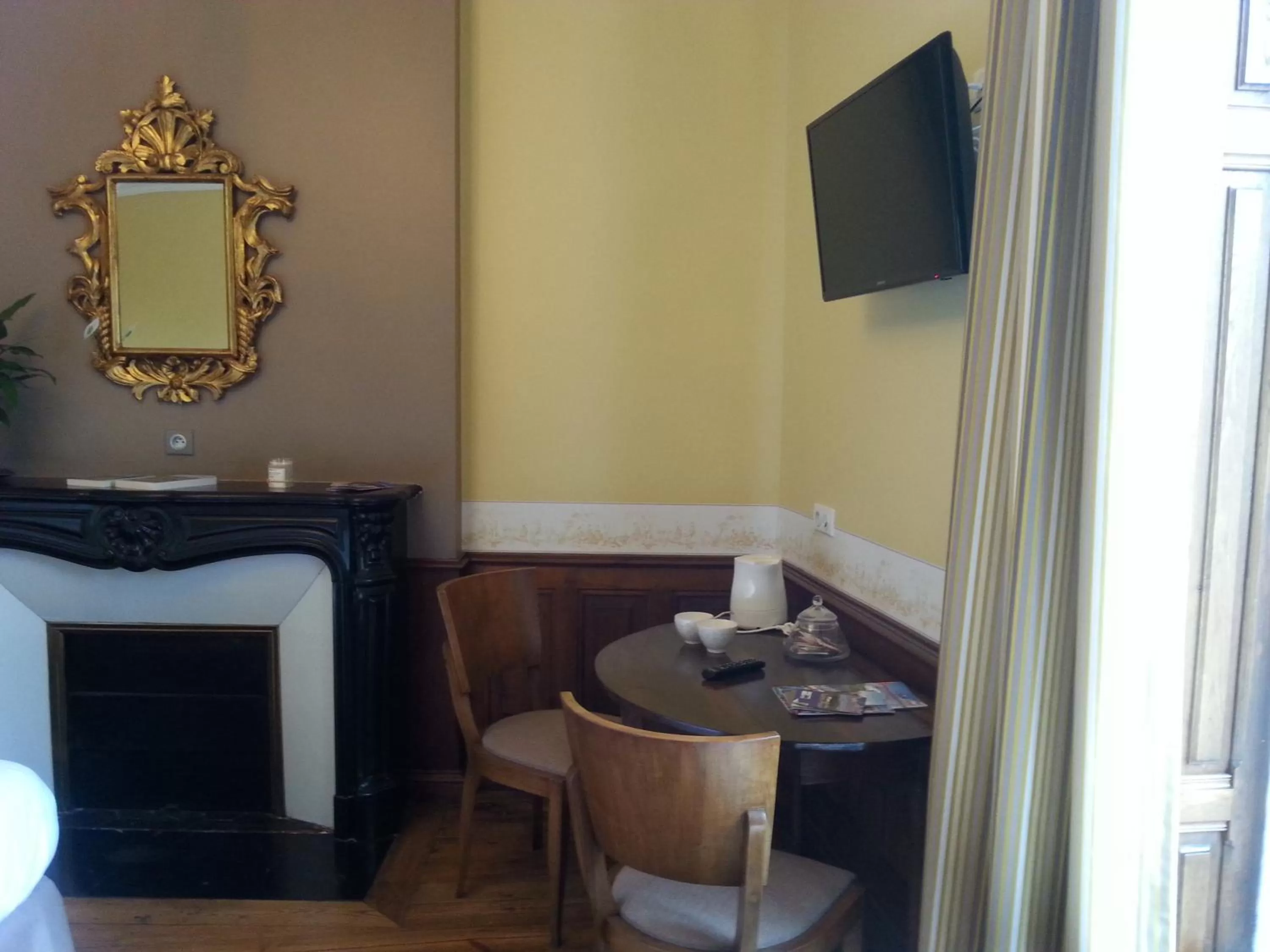 Decorative detail, TV/Entertainment Center in La Maison d'Adelaïde