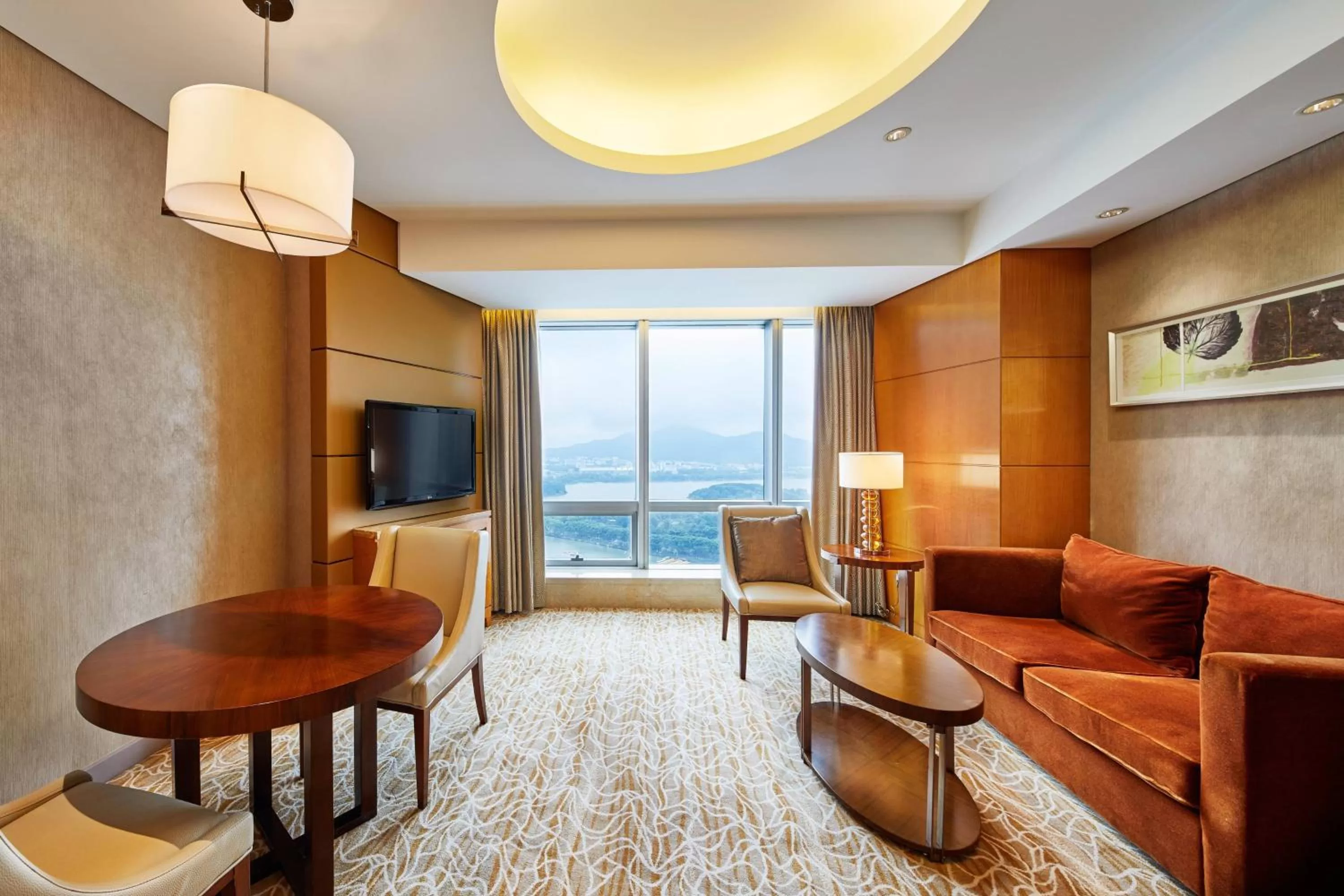 Living room in The Westin Nanjing Xuanwu Lake