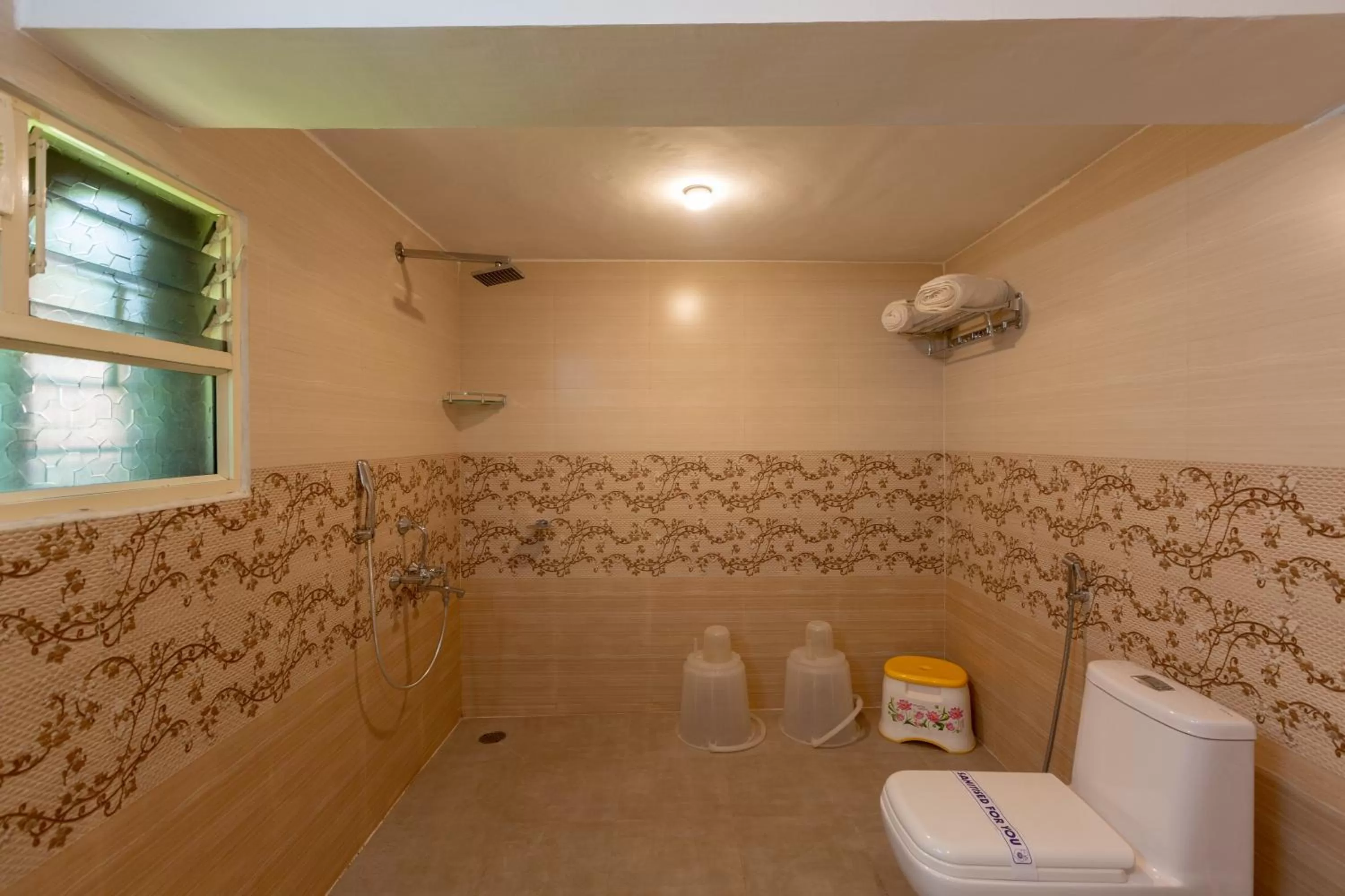 Bathroom in KSTDC Hotel Mayura Bhuvaneshwari Kamalapur