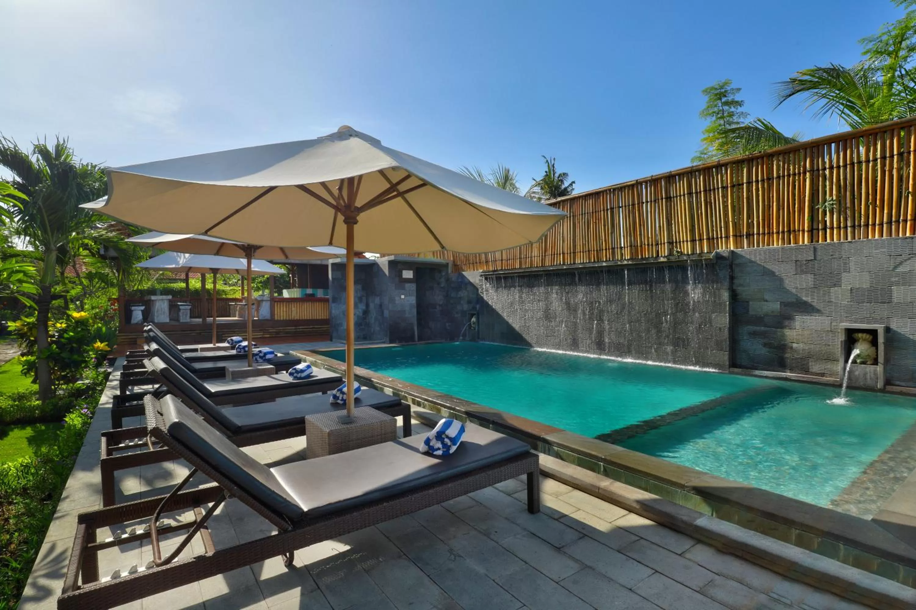 Pool view in Hotel Arsa Santhi Nusa Penida