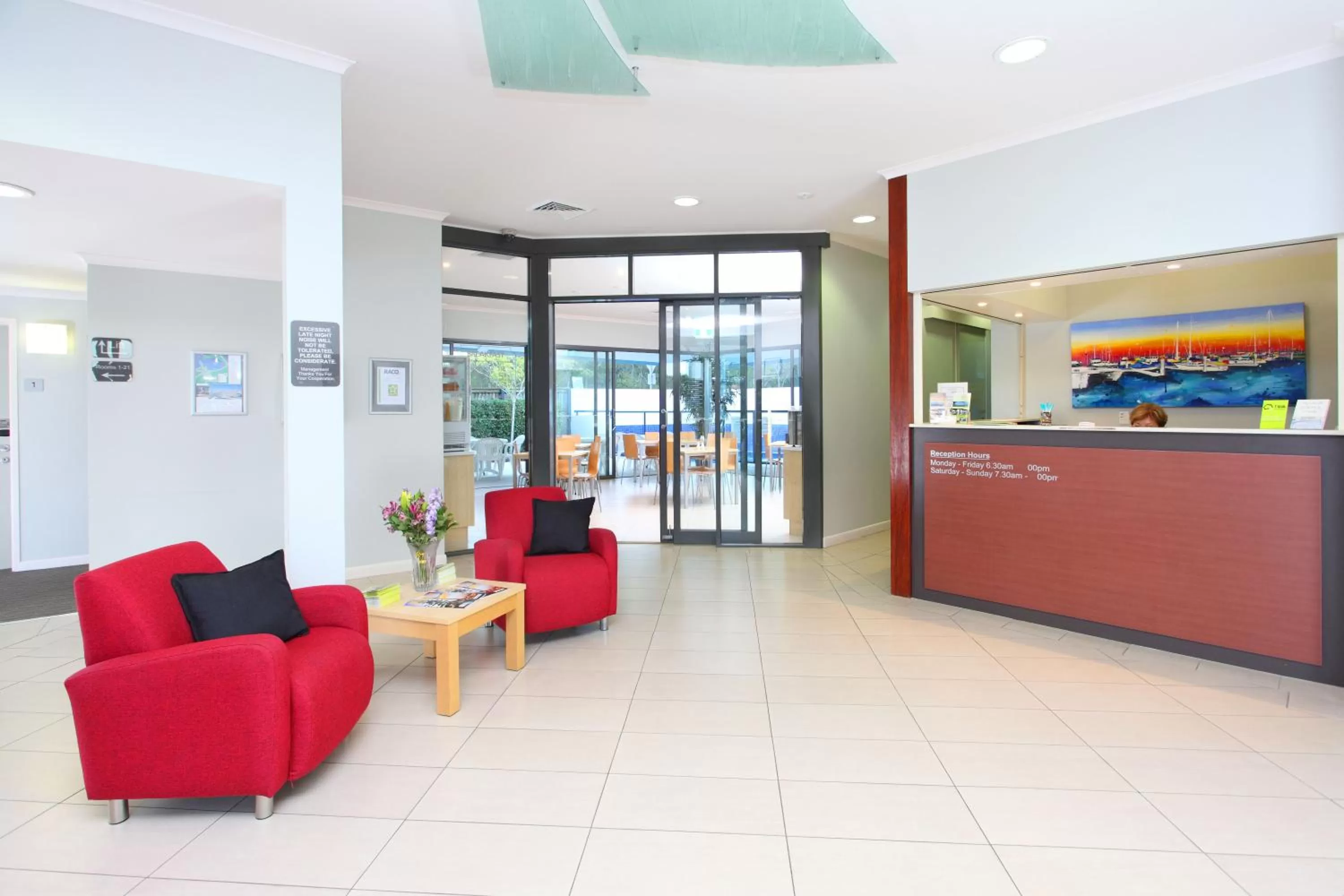 Lobby or reception in Manly Marina Cove Motel