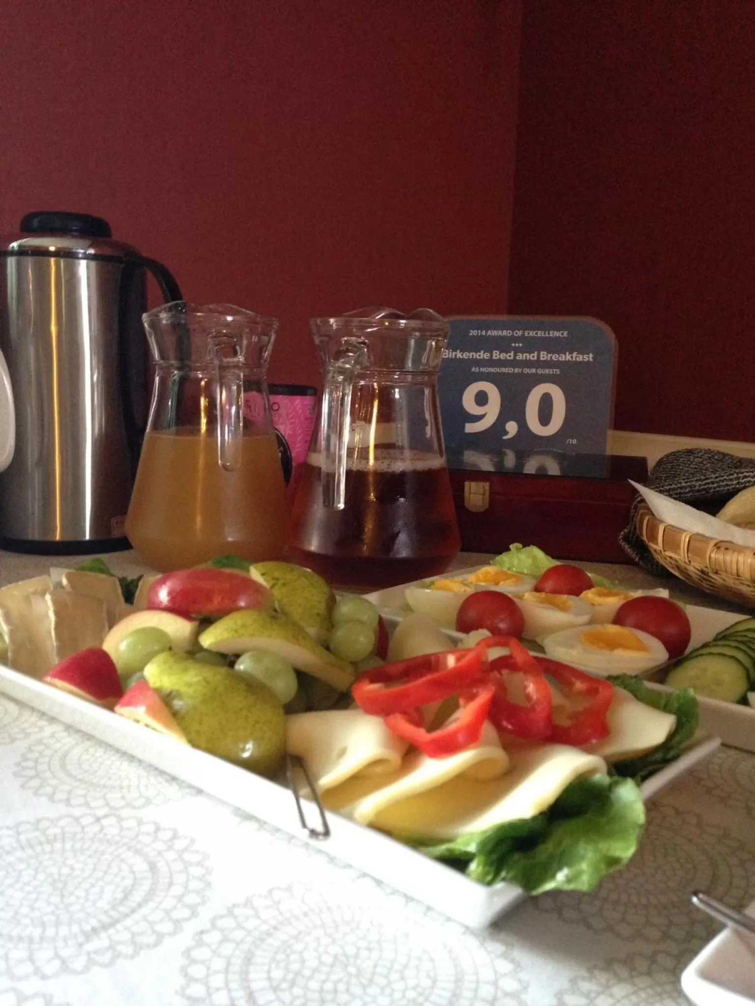 Buffet breakfast in Birkende Bed and Breakfast