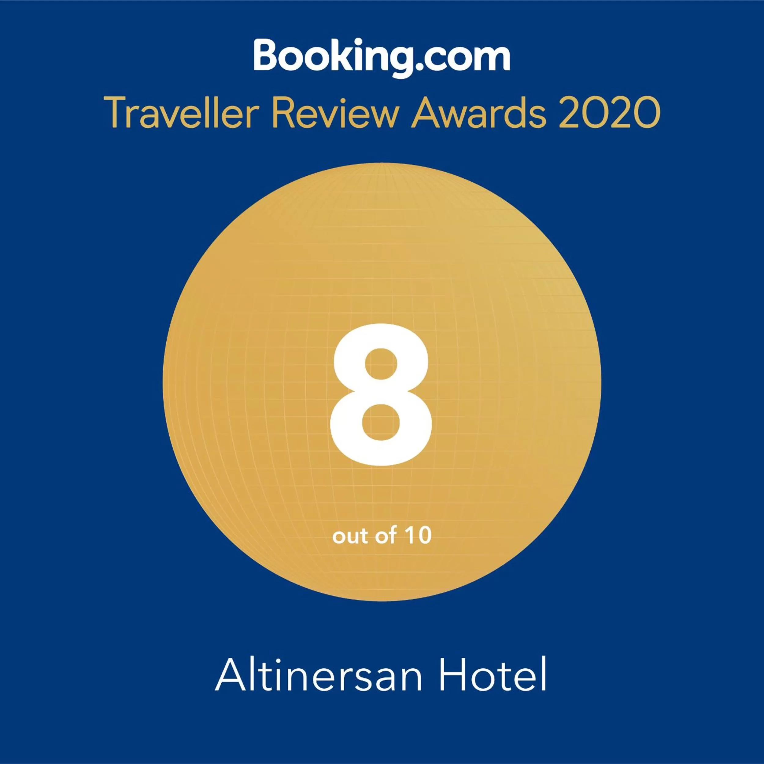 Certificate/Award in Altinersan Hotel