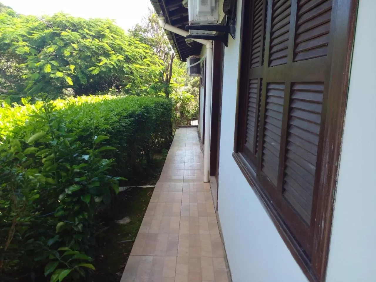 Balcony/Terrace in Pousada Bangalôs Da Mole - Florianópolis