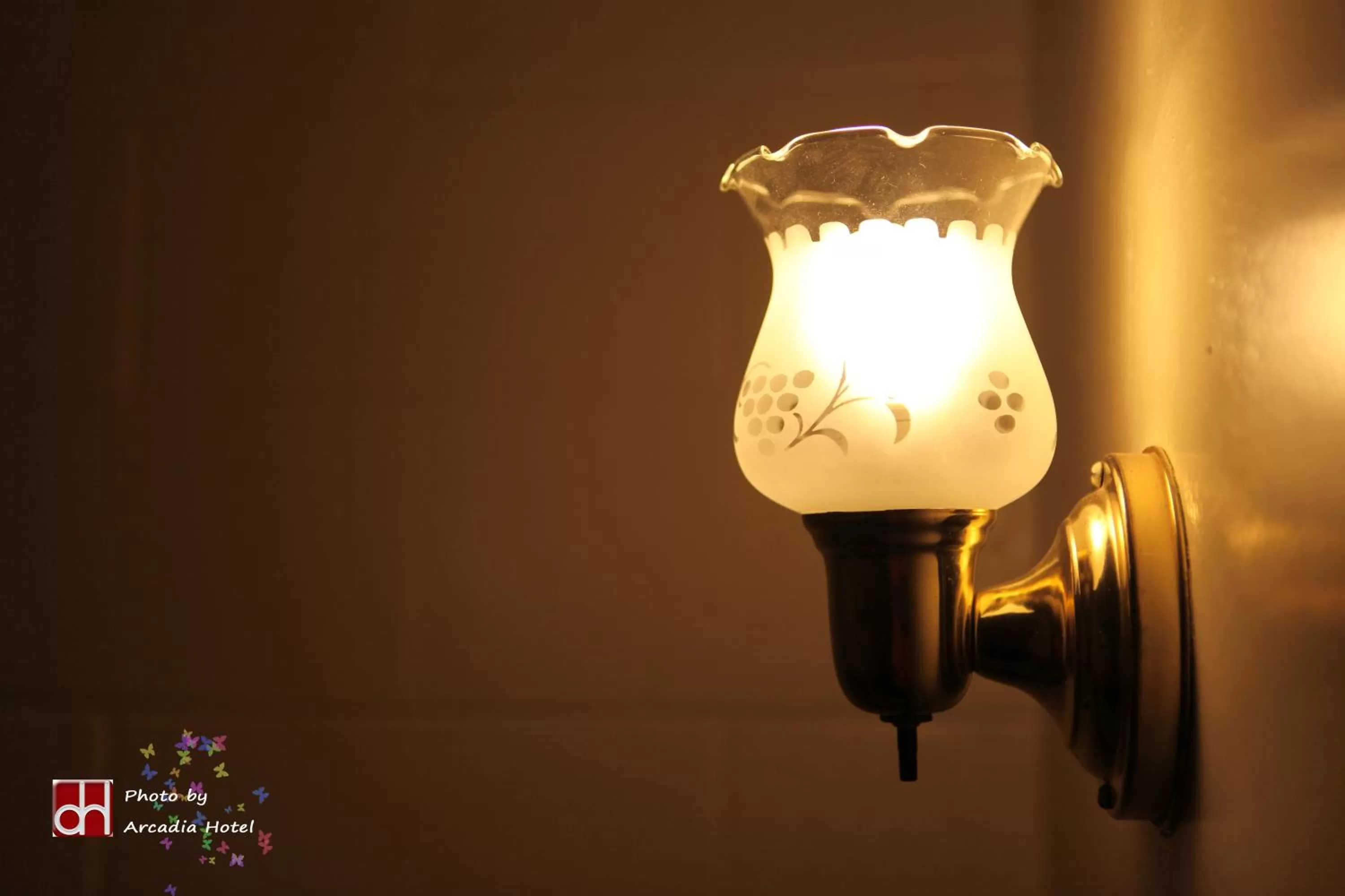 Decorative detail in Arcadia Hotel