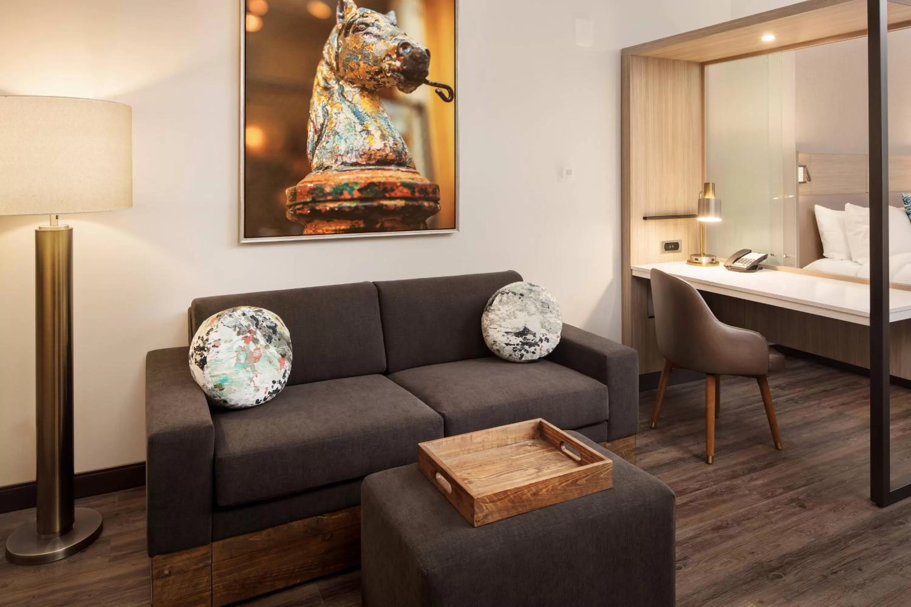 Living room in SpringHill Suites by Marriott New Orleans Downtown/Canal Street