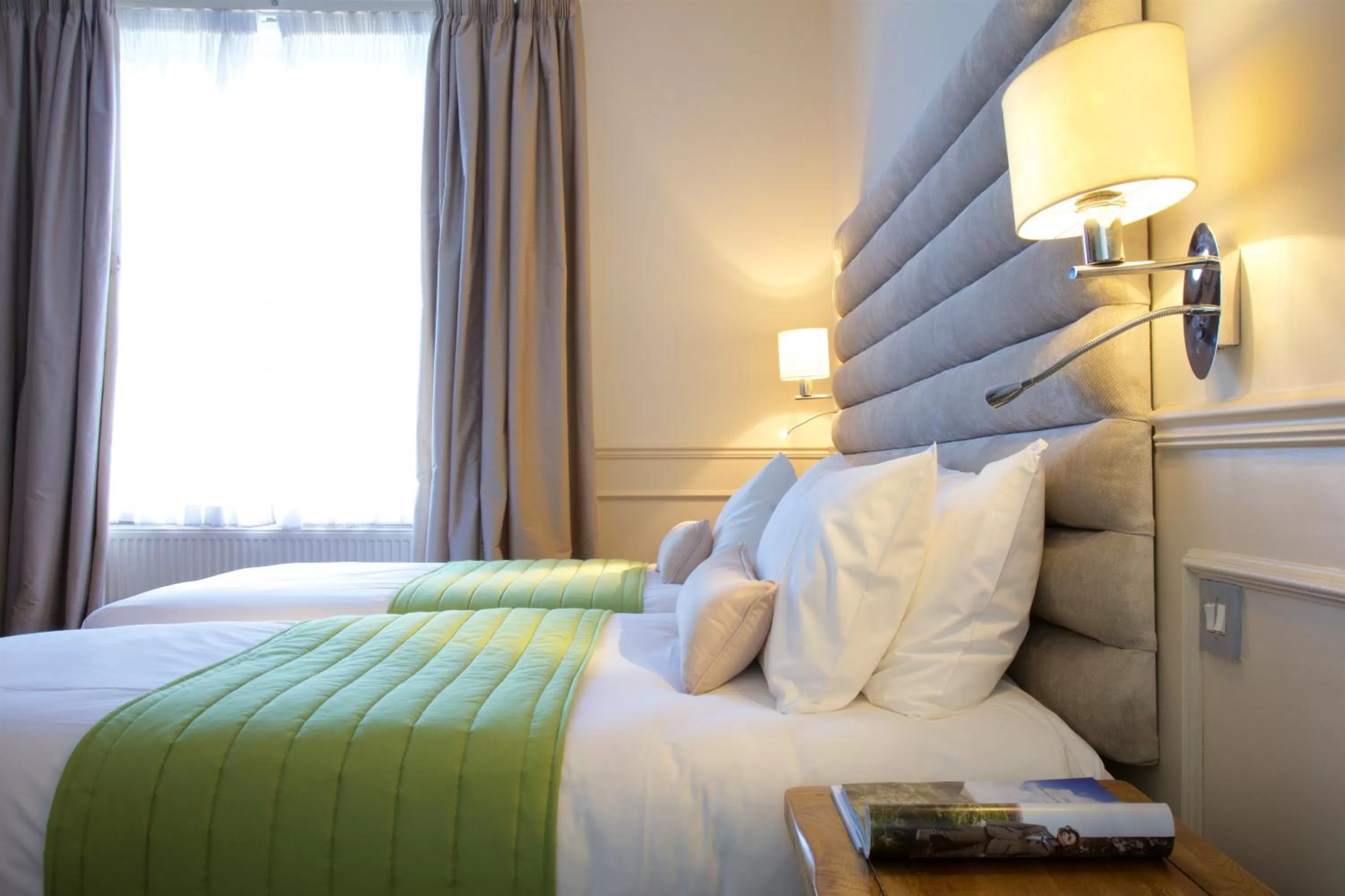 Decorative detail, Bed in The Talbot Inn