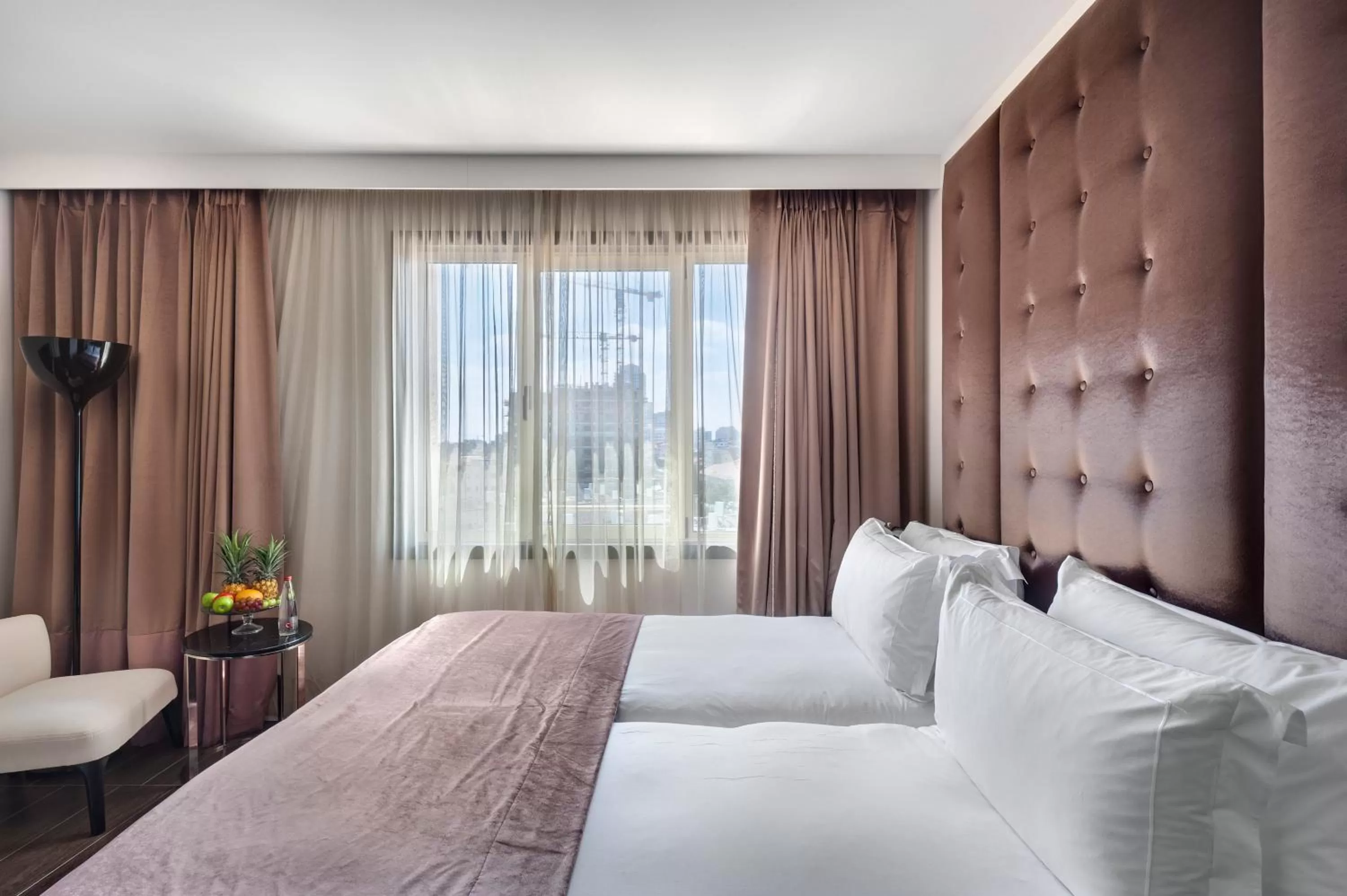 Bed in Lady Stern Jerusalem Hotel