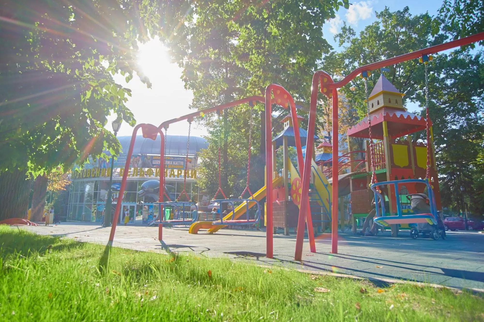 Children play ground, Children's Play Area in Hotel & Spa NEMO with dolphins