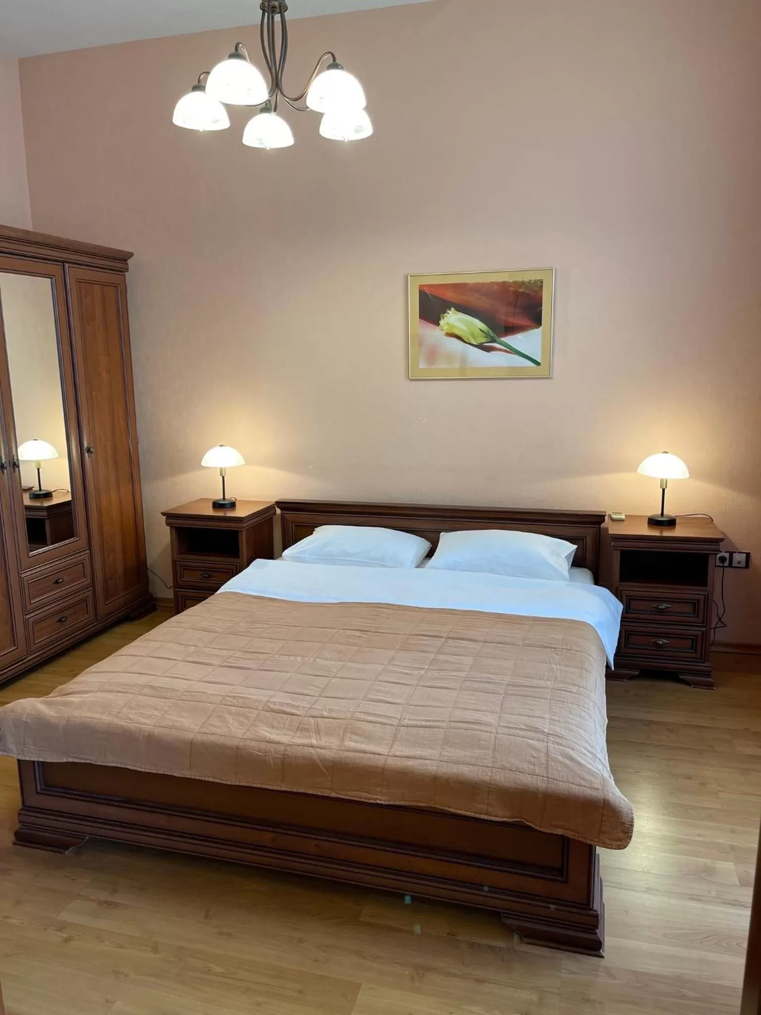Bed in Arcada Apartments