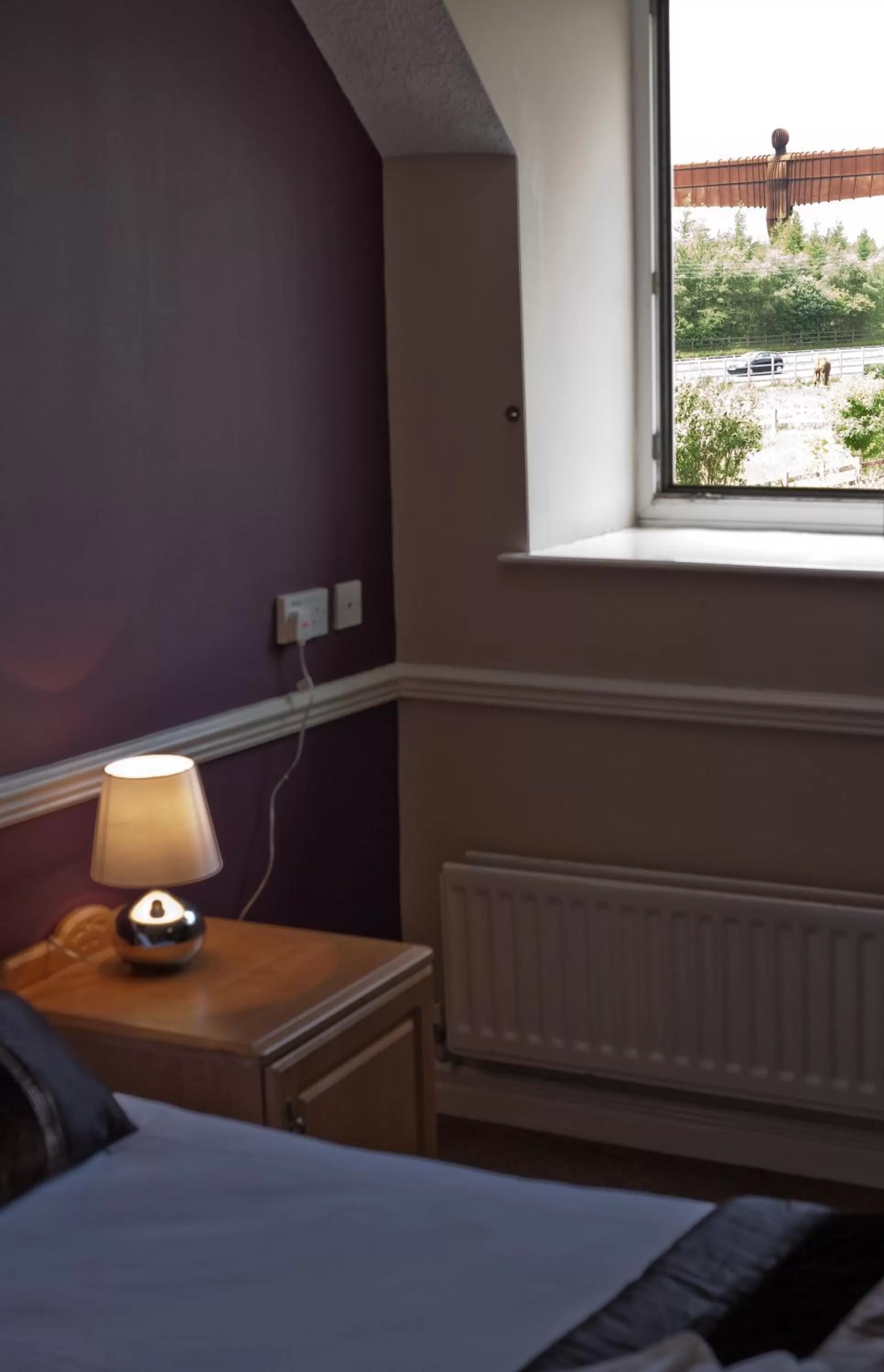 View (from property/room), Bed in The Angel View Hotel