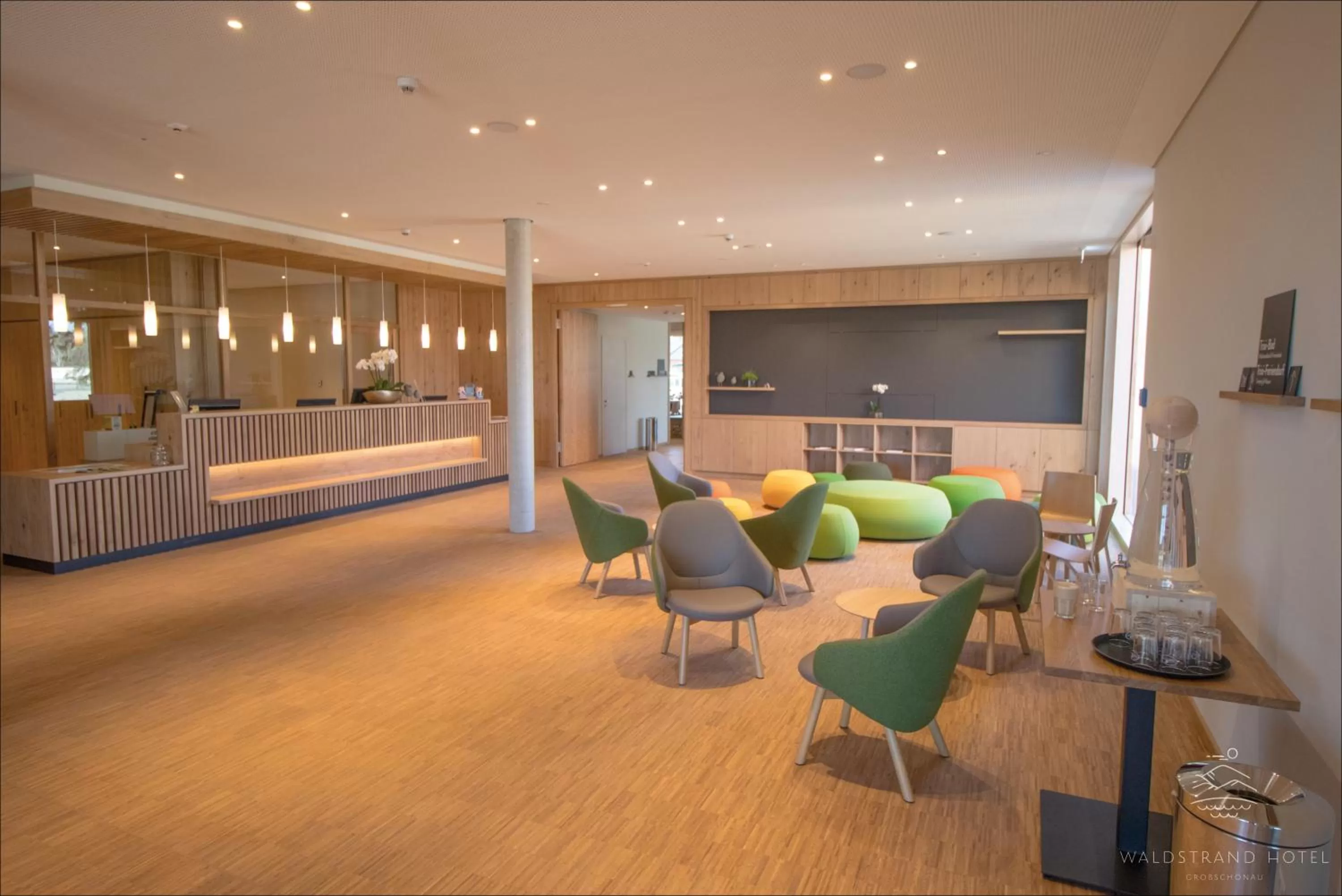 Lobby or reception in Waldstrand-Hotel Großschönau
