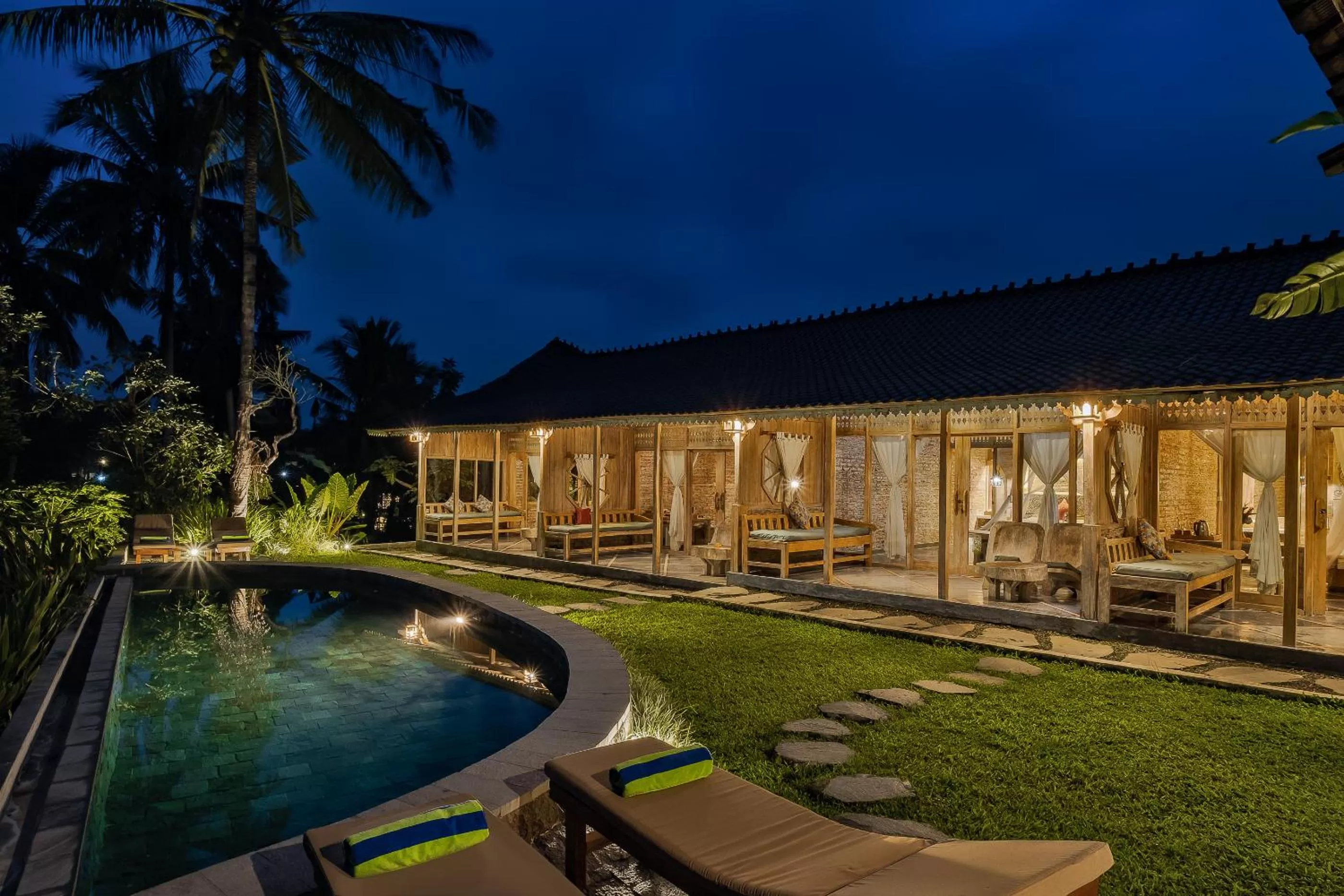 Property building in Joglo Organik Guesthouse