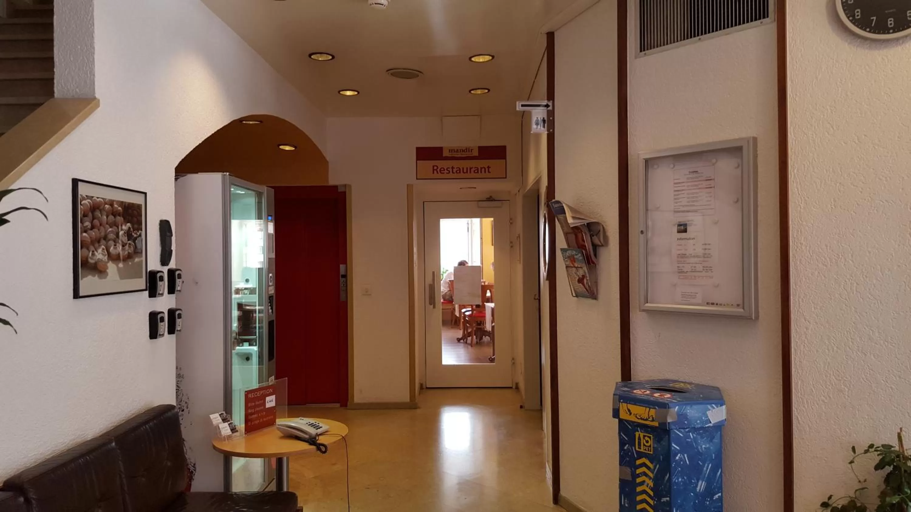 Decorative detail in Spalenbrunnen Hotel & Restaurant Basel City Center