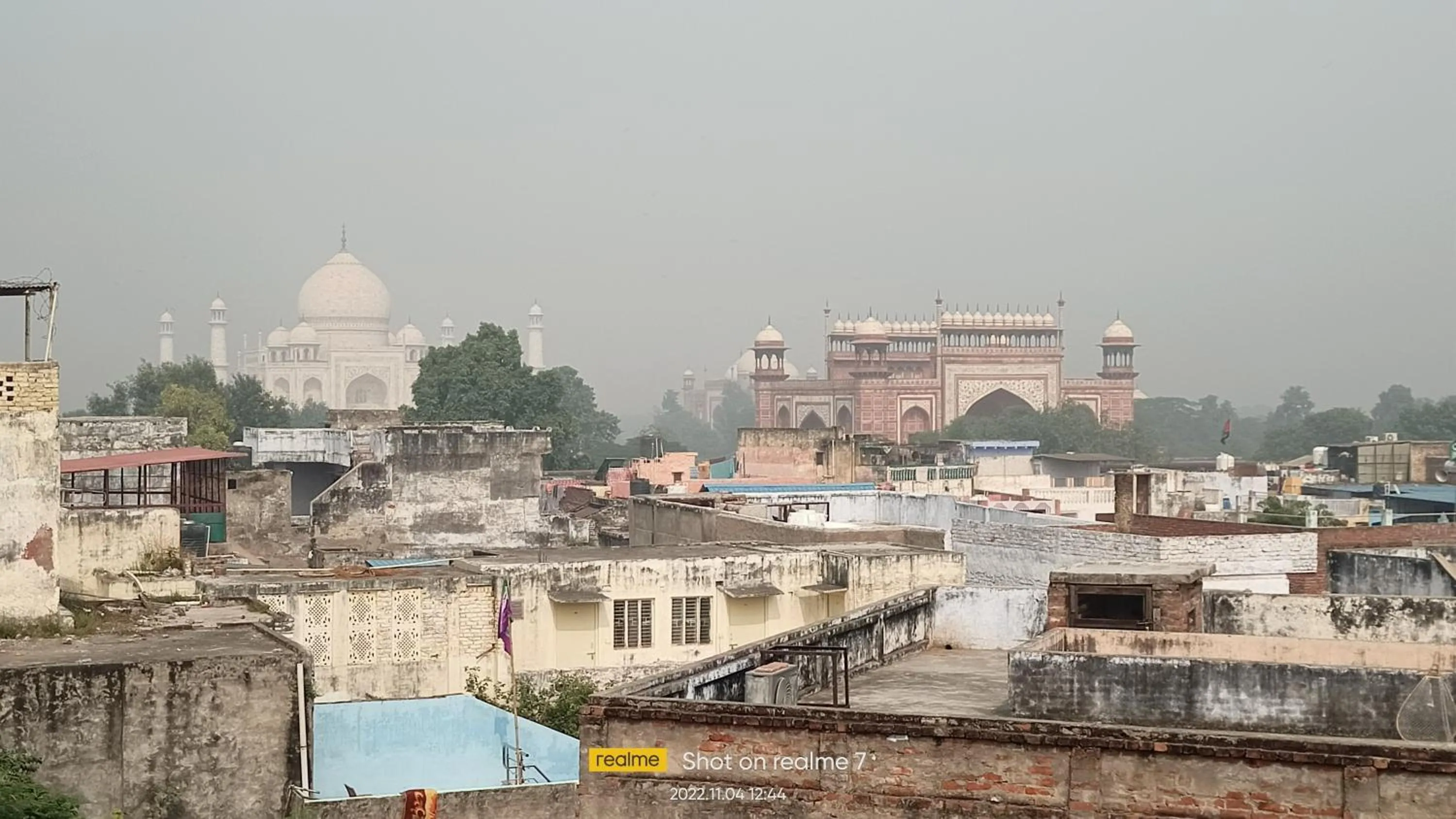 Balcony/Terrace in Hotel Sidhartha Walking Distance From TajMahal