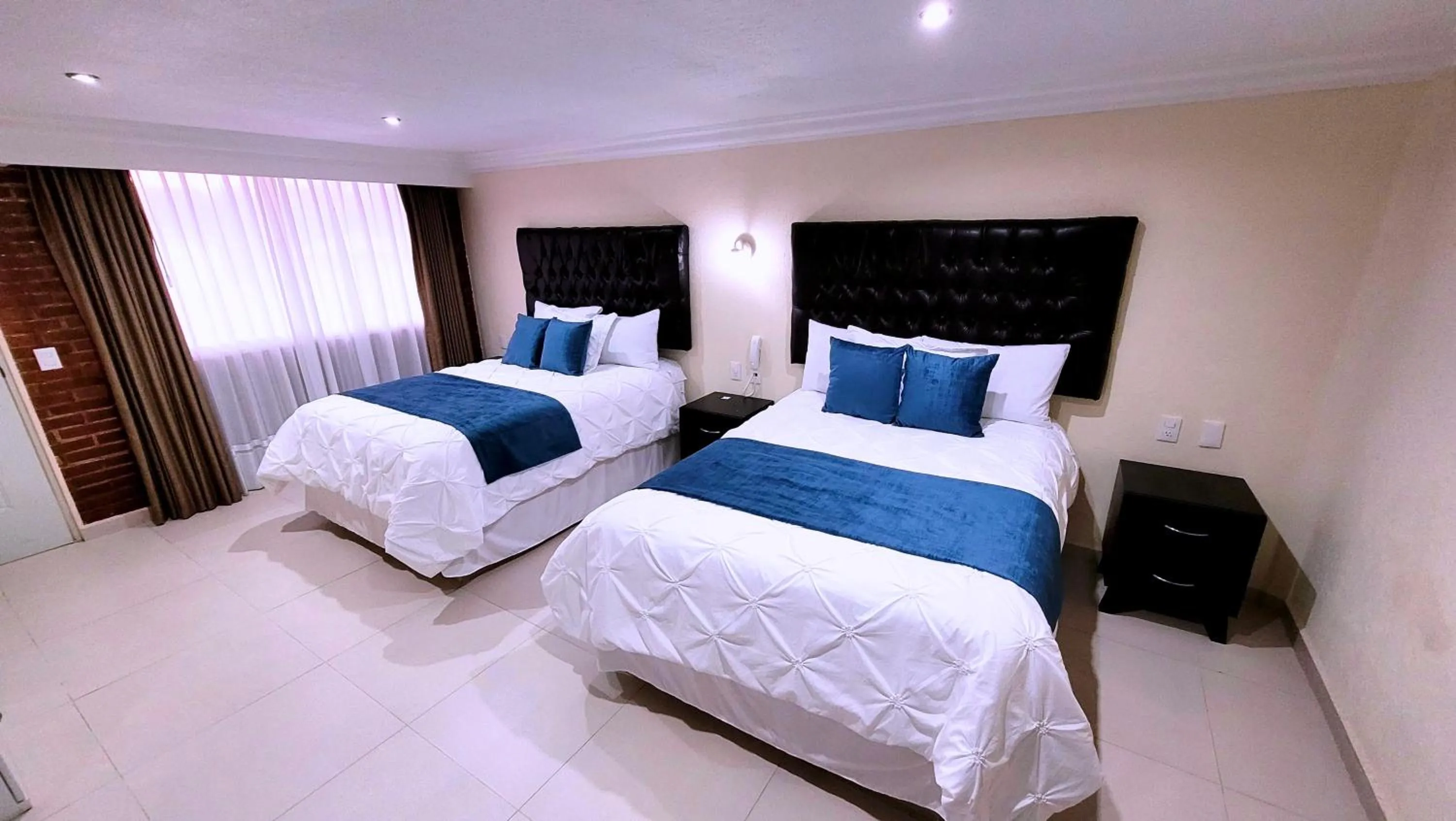 Bed in Hotel Tierras Blancas