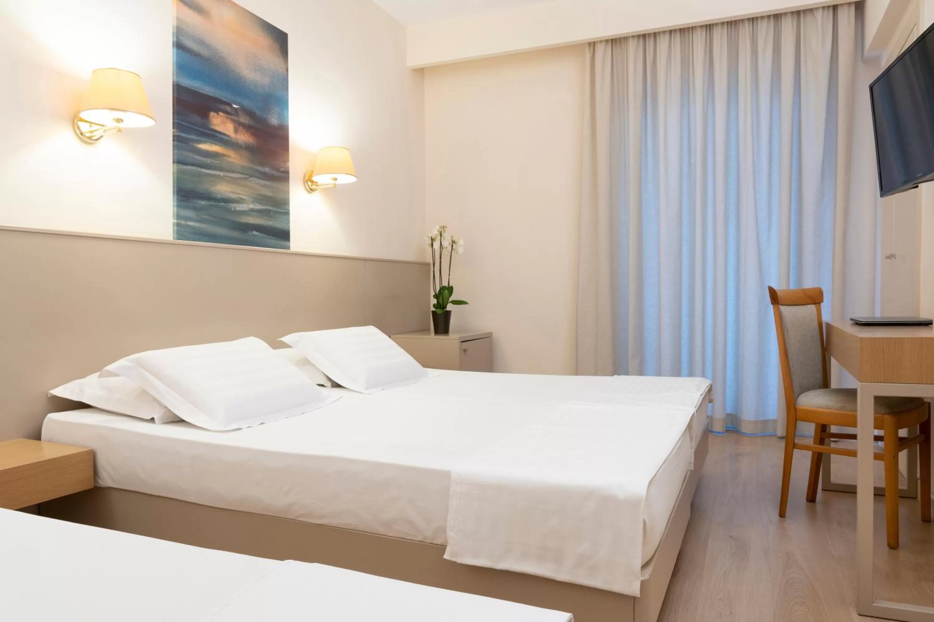 Bed in Esperia Hotel